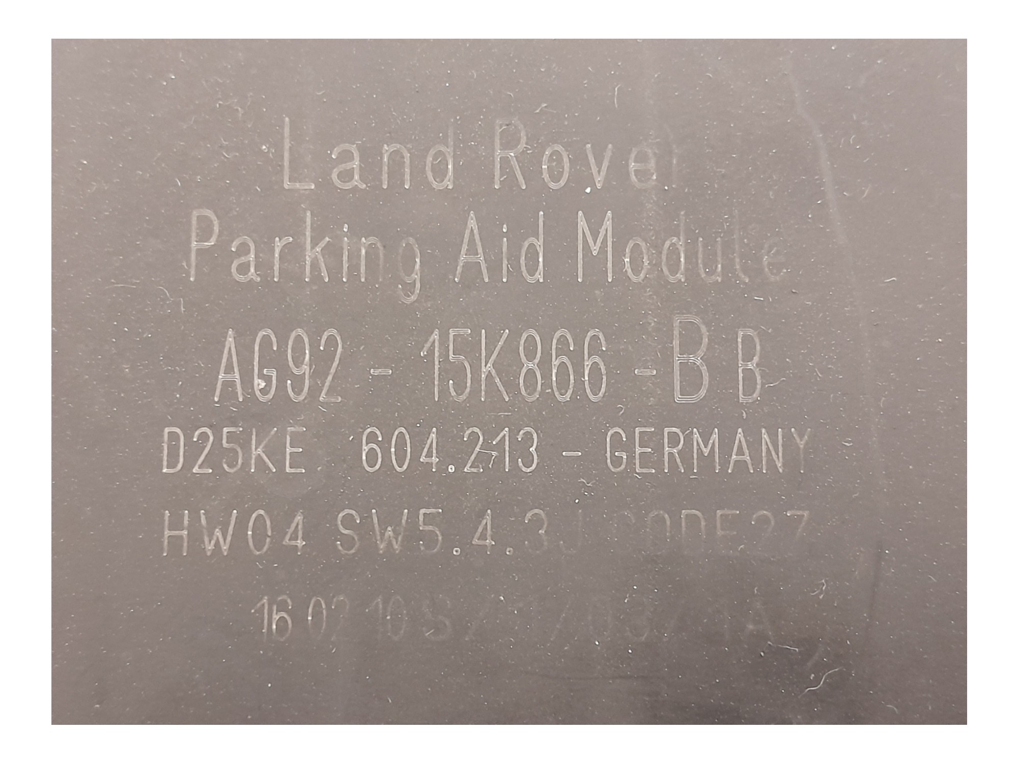 Modulo Estacionamento Land Rover Freelander 2 3.2 6cc 2010 7