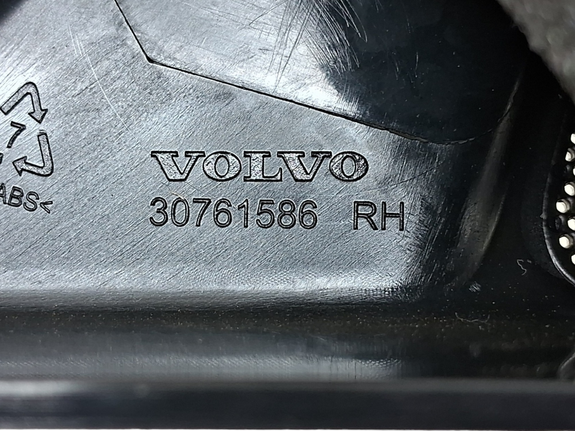 Acabamento Interno Retrovisor Direito Volvo Xc60 T5 2016  Preto 6