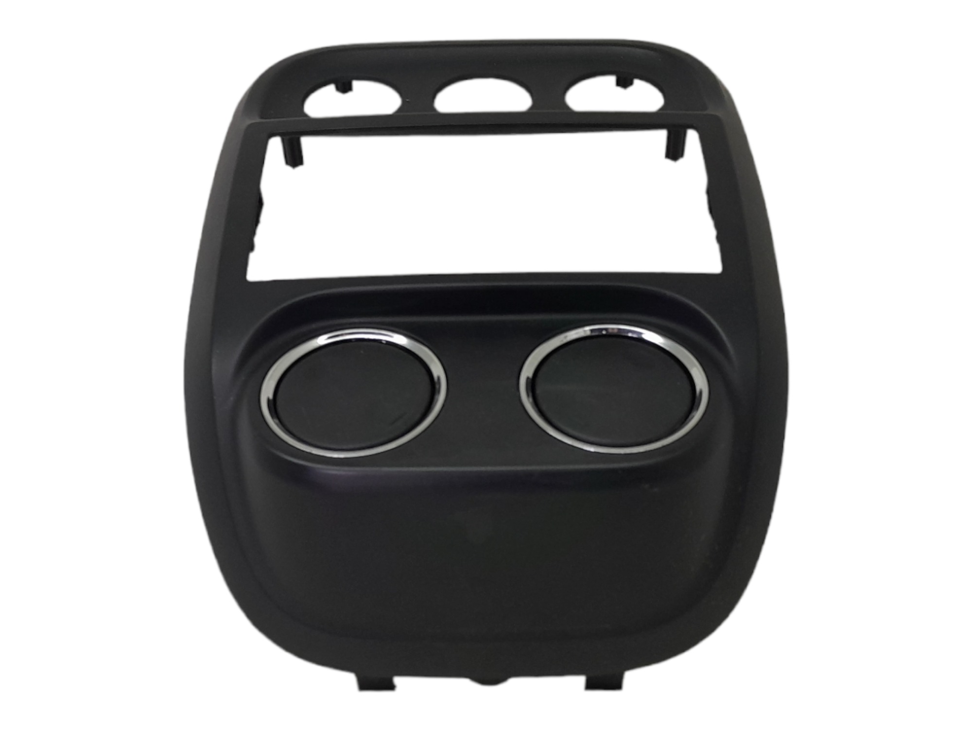 Acabamemto Moldura Painel Central Jeep Compass Sport 2014 Preto 3