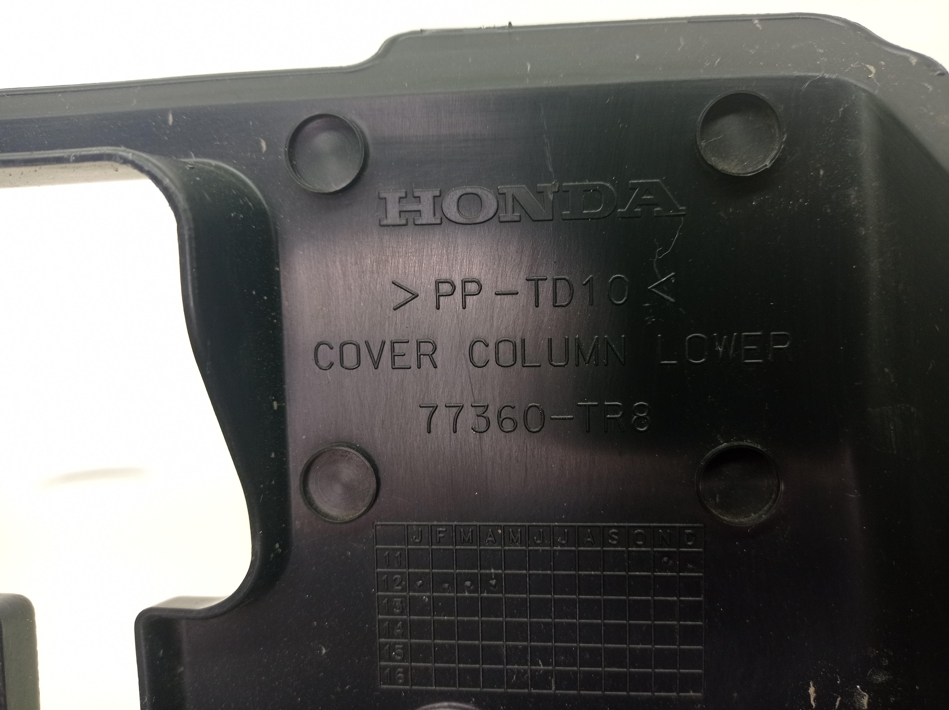 Acabamento Coluna Direcao Honda Civic 2012 7