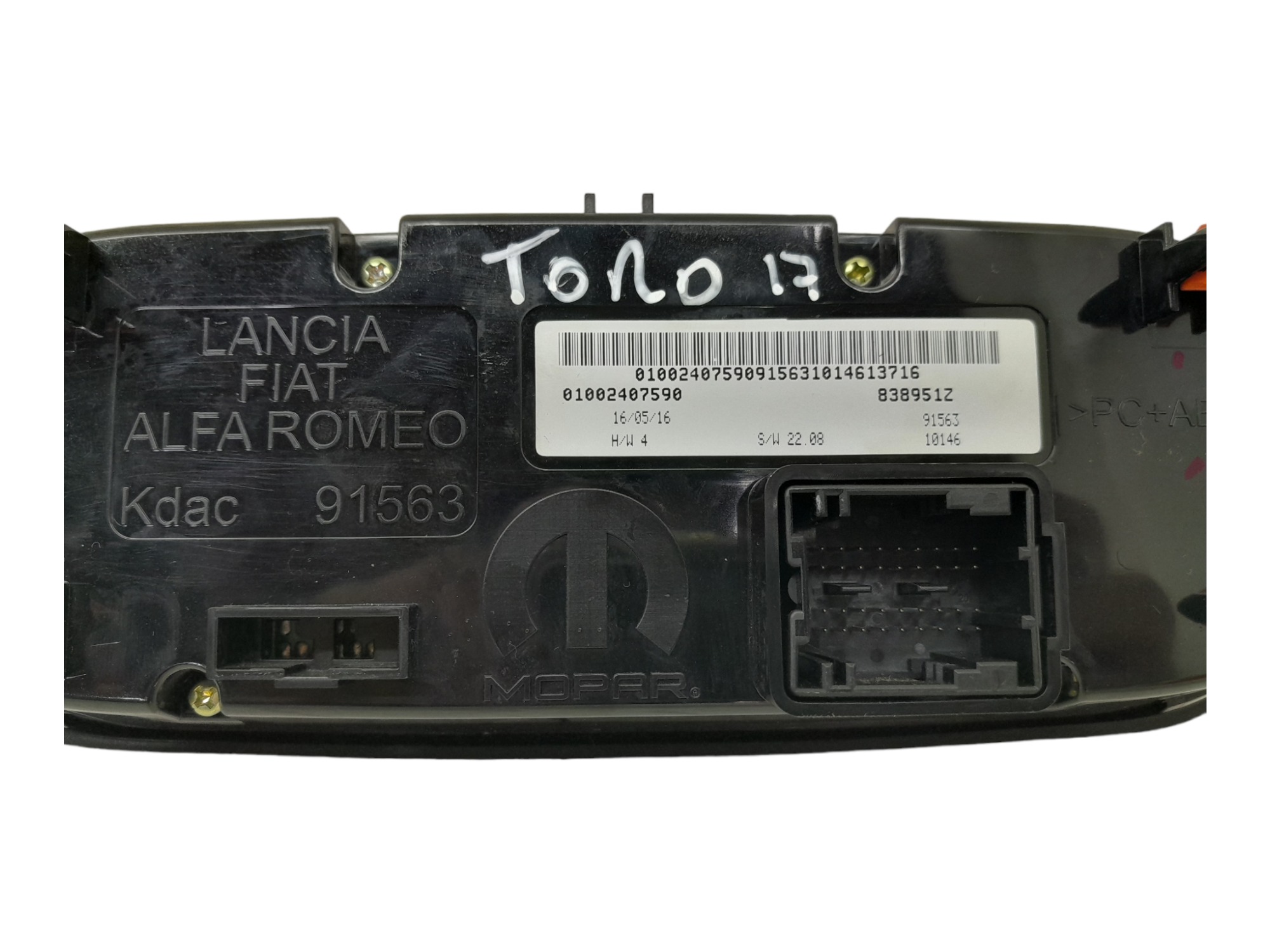 Controle De Ar Fiat Toro Freedom 2017 5
