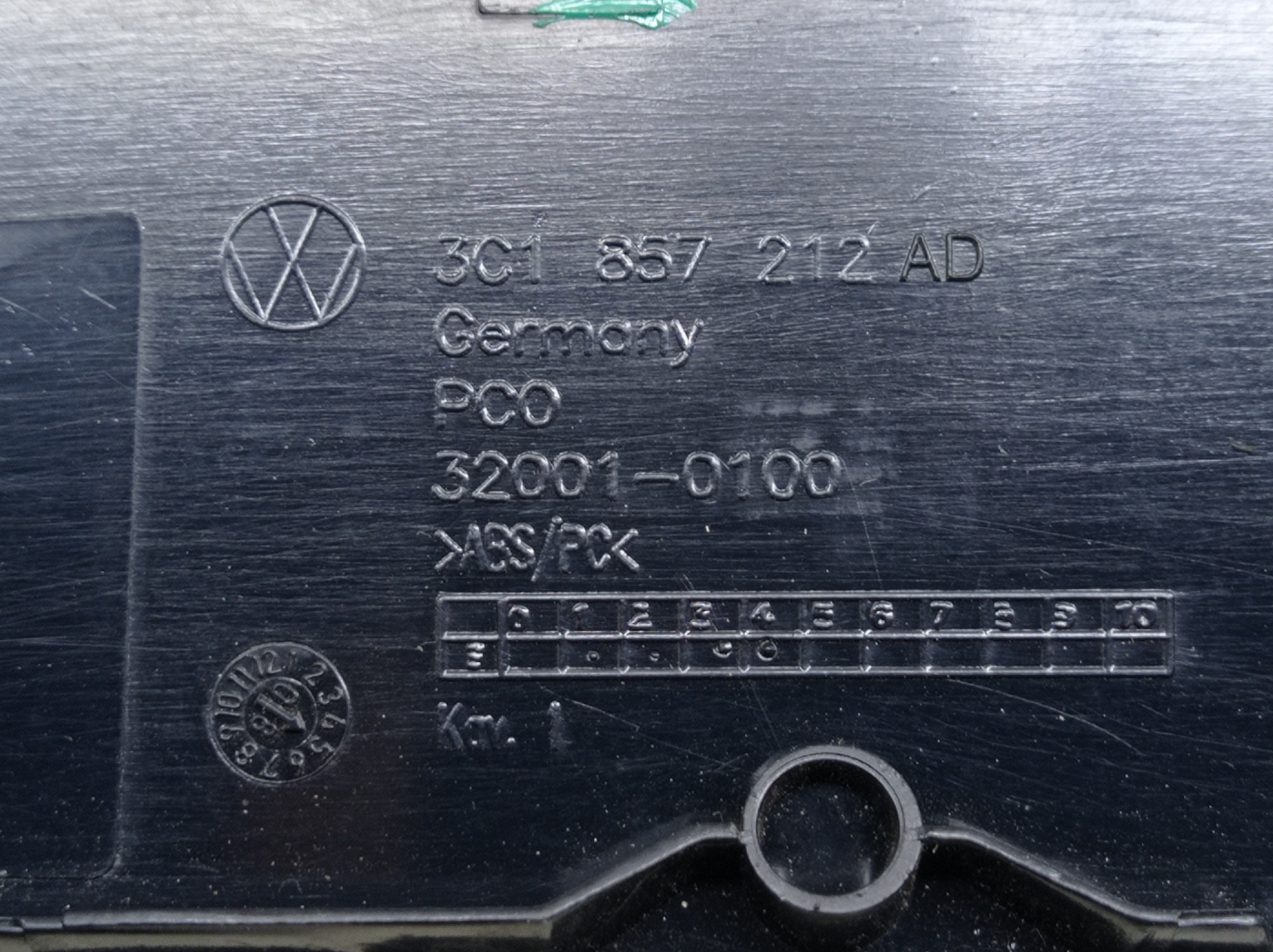 Acabamento Friso Direito Painel Volkswagen Passat 2009 Prata 4