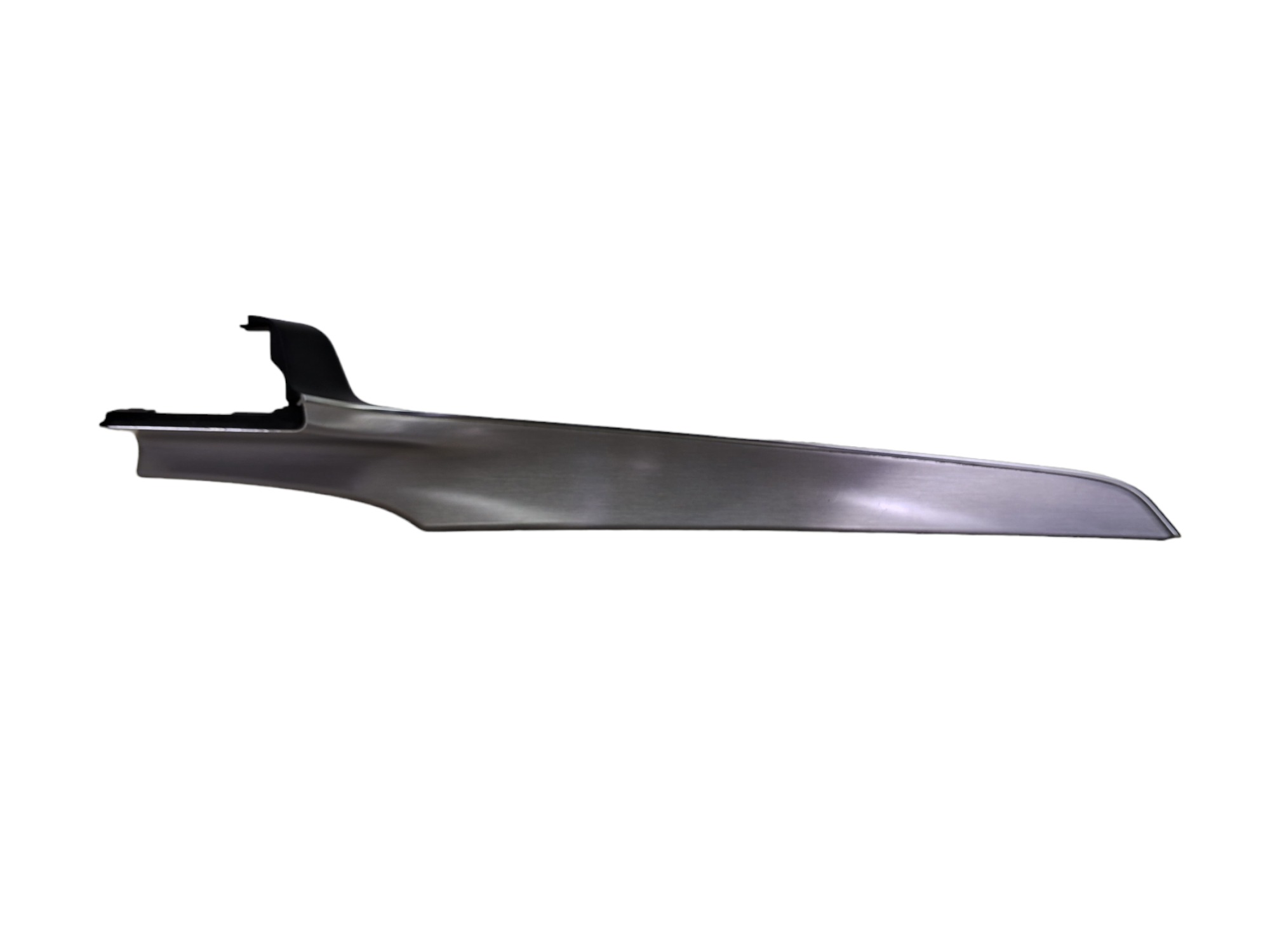 Moldura Central Painel Mercedes C180 2019 Aço Escovado 1