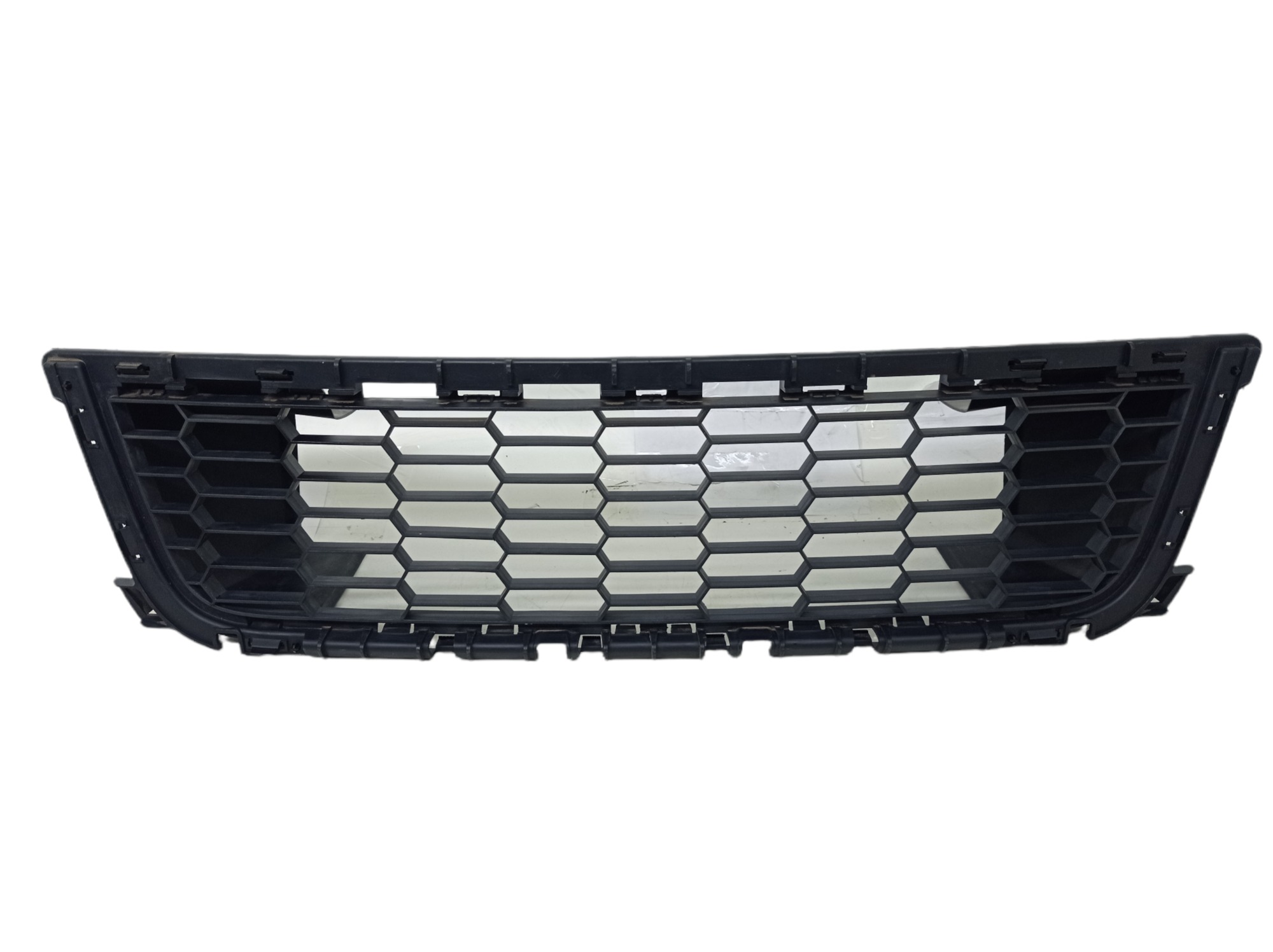 Grade Inf Parachoque Dianteiro Renault Sandero Stepway 2014 Preto