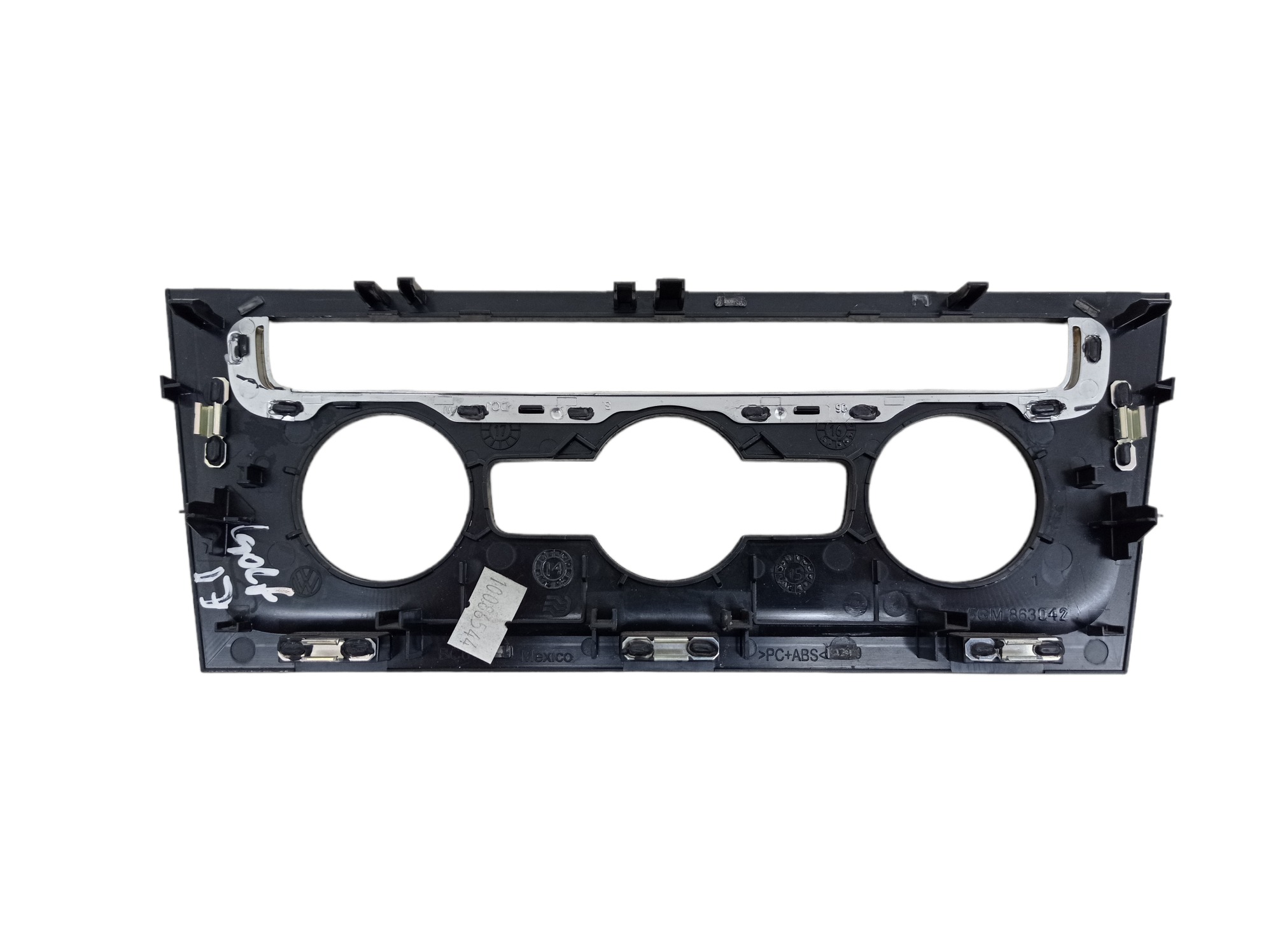 Moldura Controle Ar Volkswagen Golf Highline 2017 2