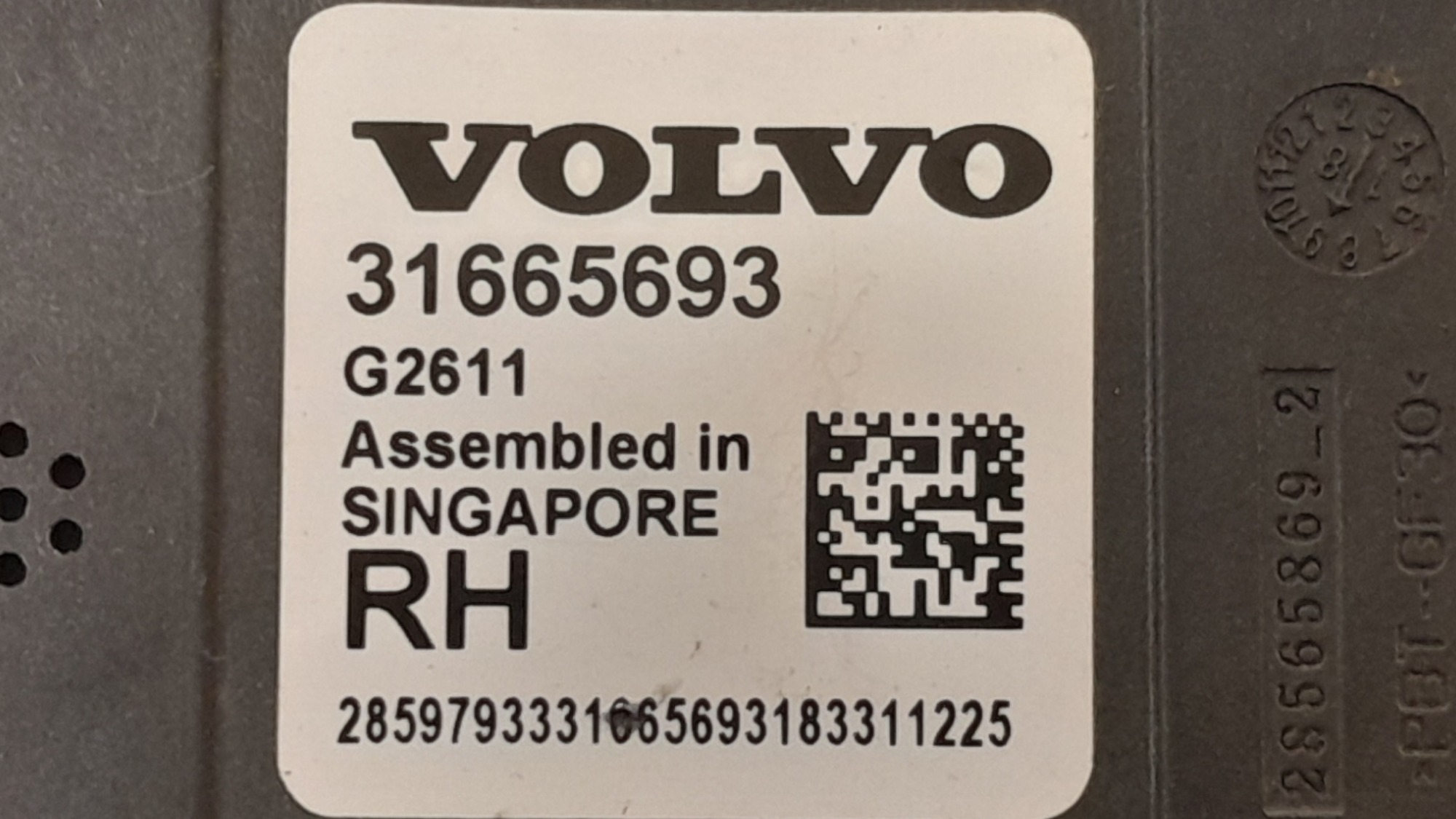 Modulo Ponto Cego Traseiro Direito Volvo Xc90 T6 2018 8