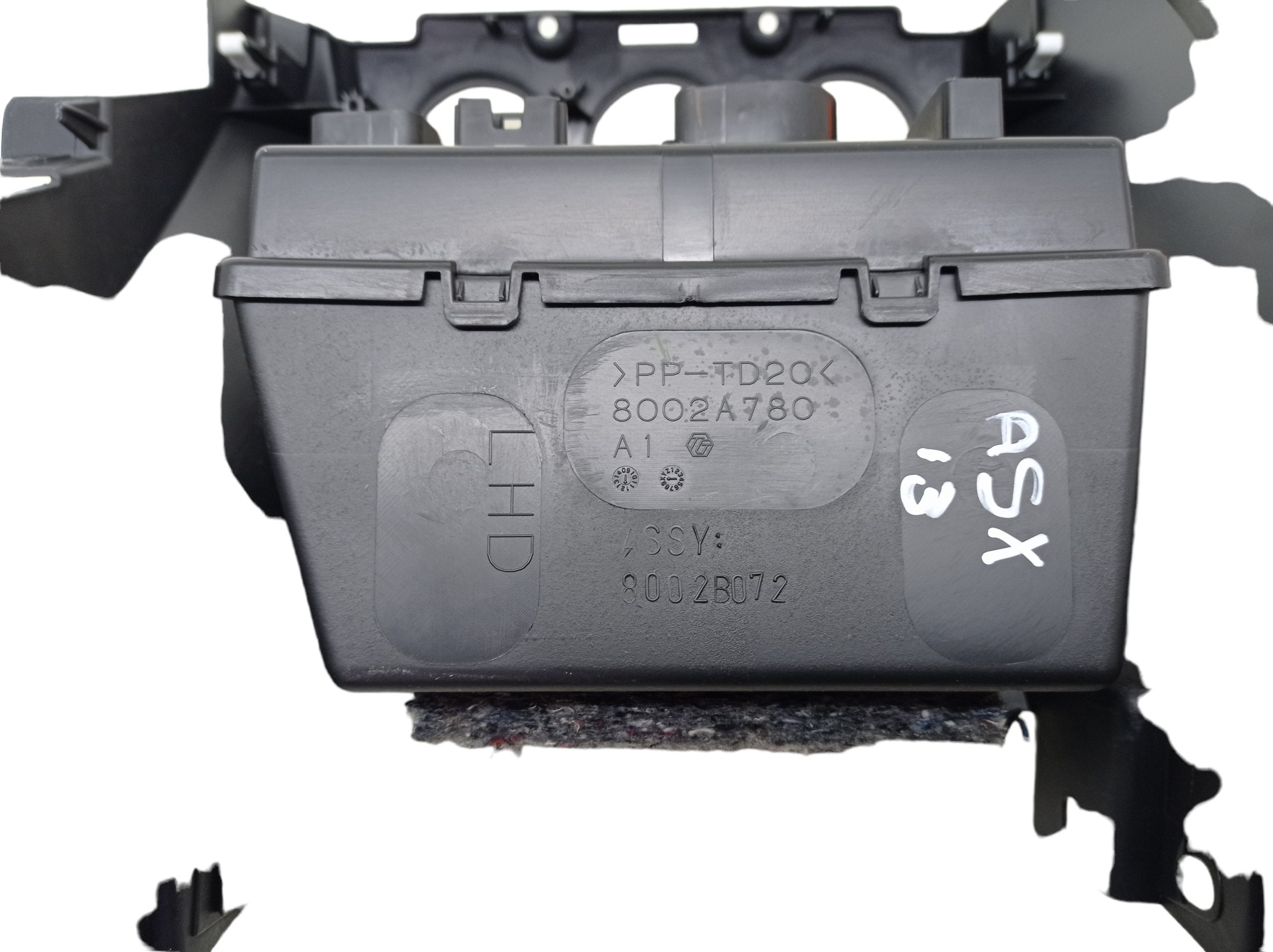 Moldura Controle Ar Mitsubishi Asx 2.0 2014 Preta Asx 3