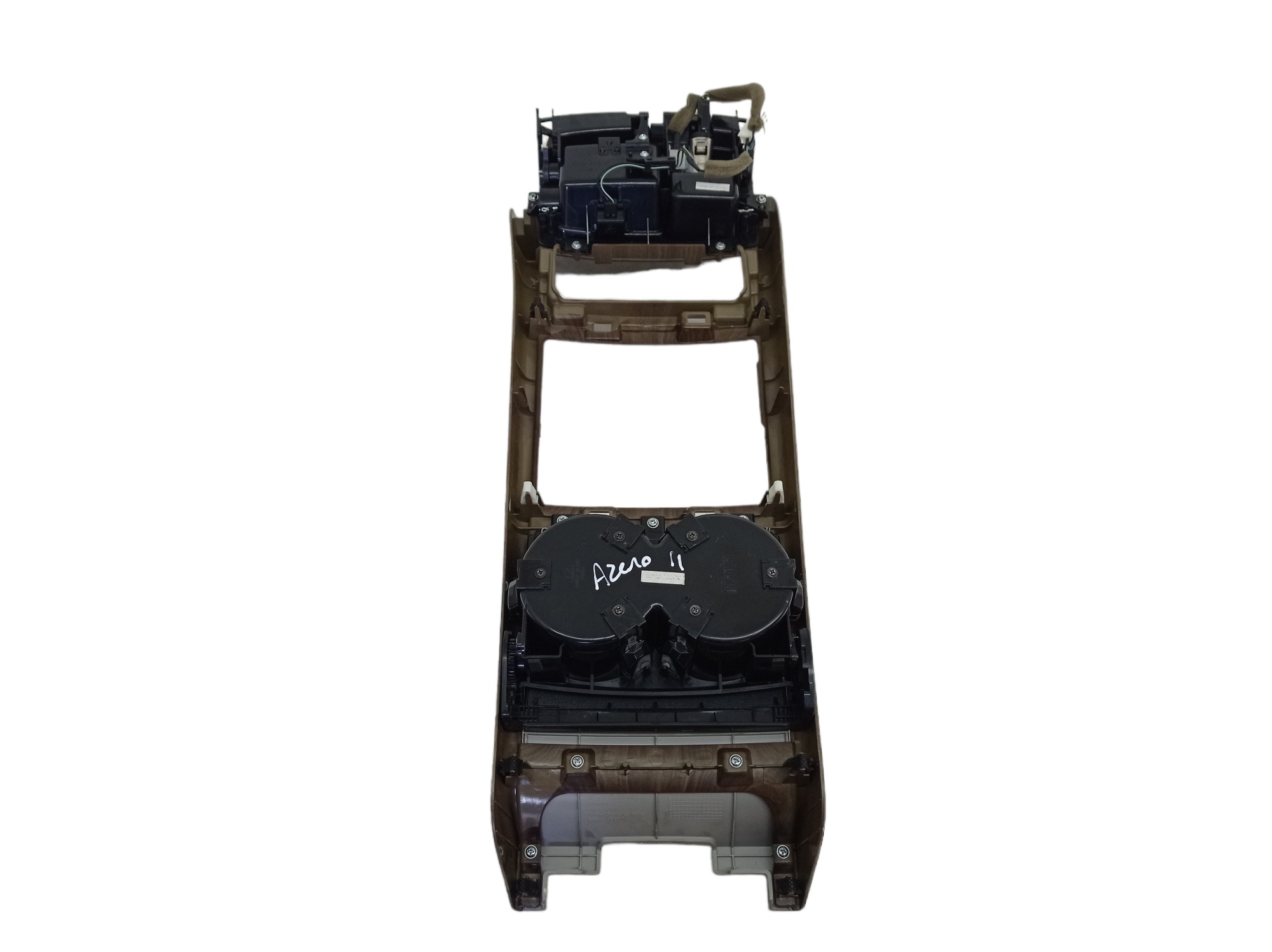 Moldura Central Console Hyundai Azera 2011 Amadeirado 7