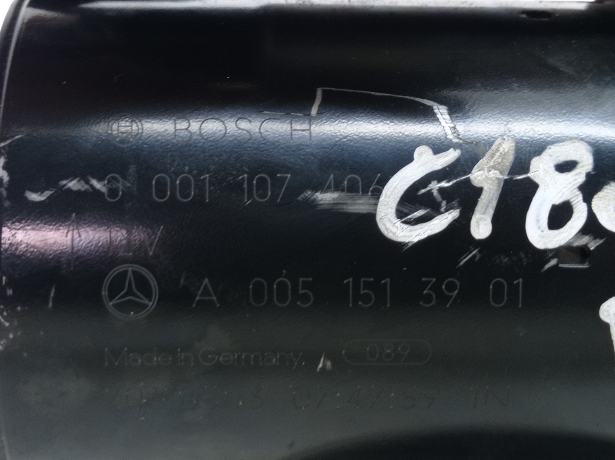 Motor Arranque Mercedes C180 Cgi 1.8 16v Turbo Gasolina 2012 8