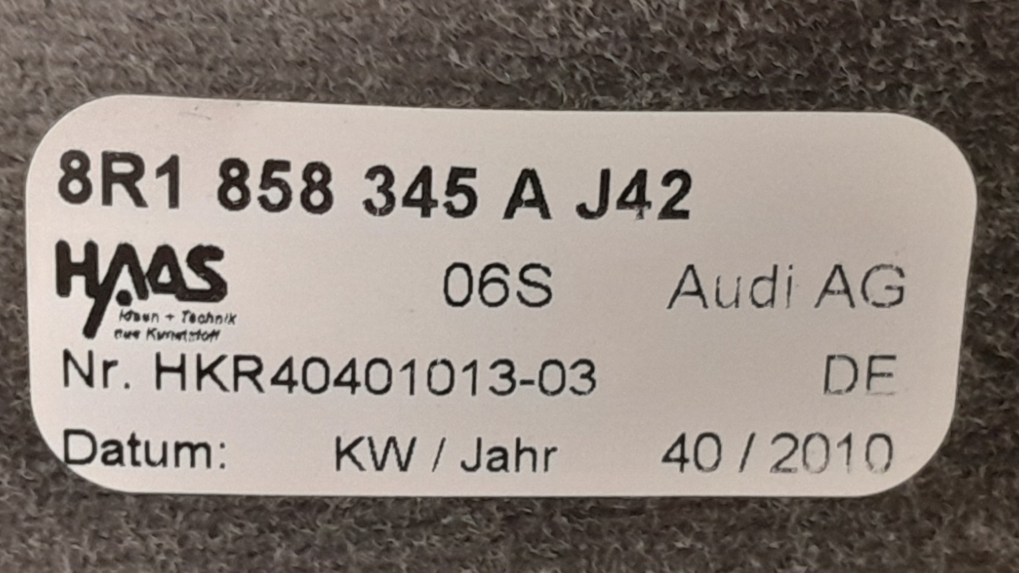 Moldura Painel Instrumentos Audi Q5 2.0 16v Gas Aut 2011 5
