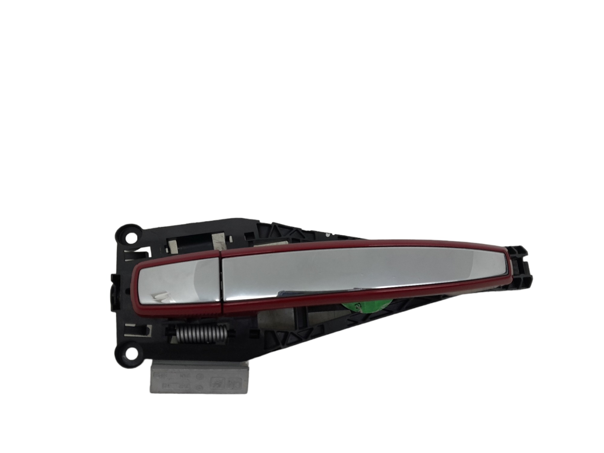 Macaneta Externa Traseira Esquerda Chevrolet Sonic 1.6 2013 – Vermelho E Cromado 1