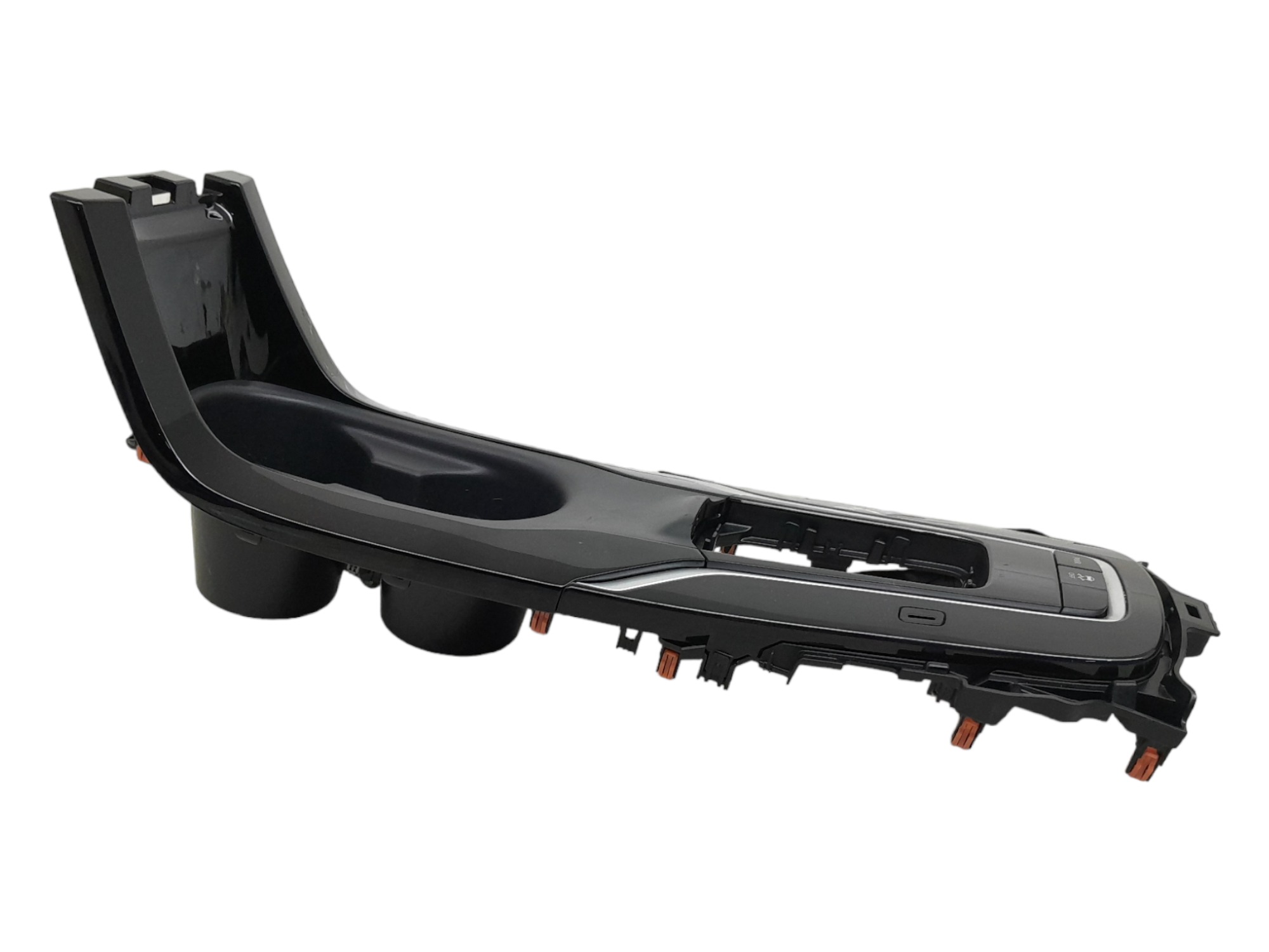 Moldura Trambulador Porta Copos Toyota Corolla Cross 2024 Preto 2