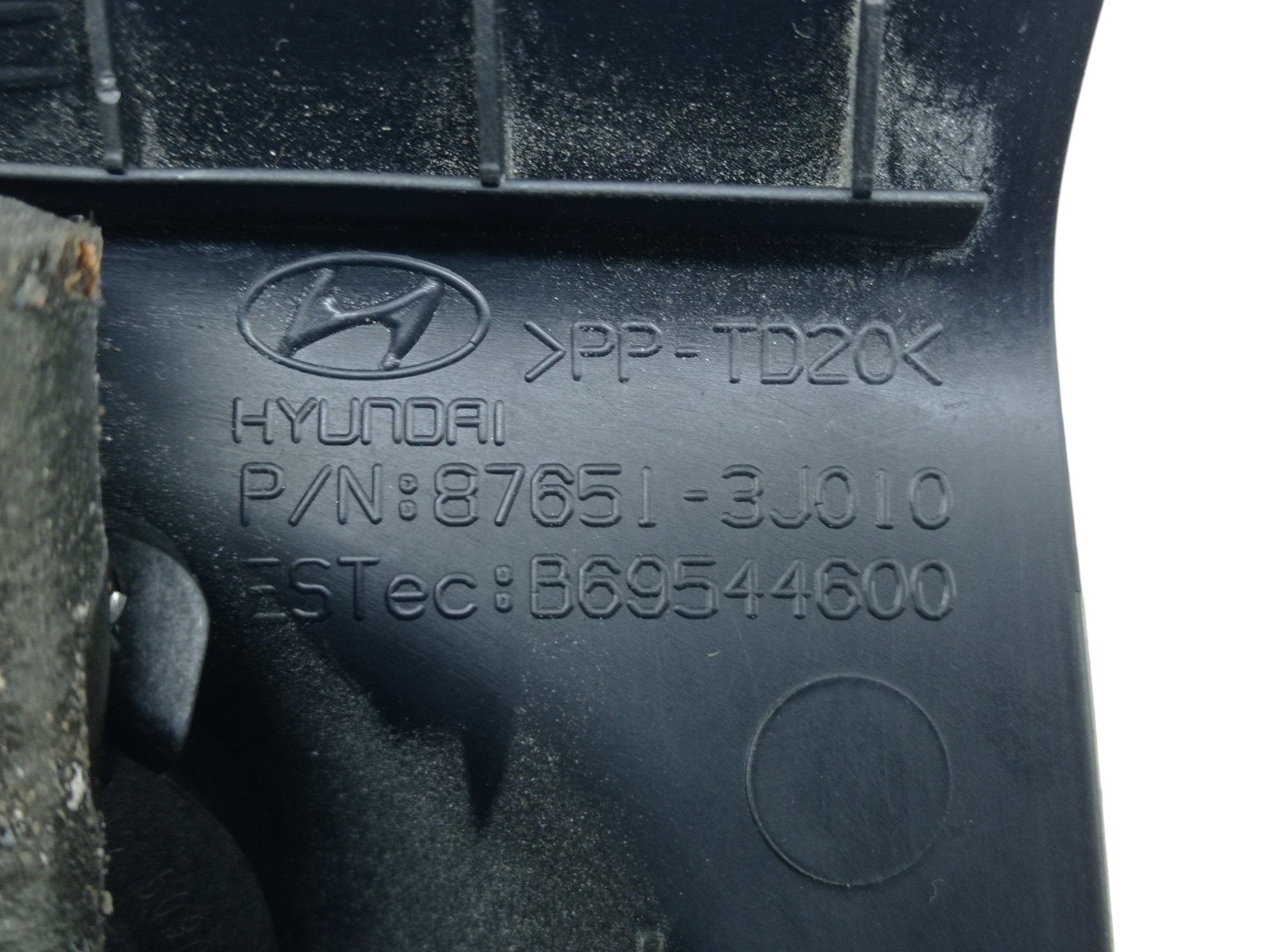 Acabamento Int Retrovisor Esquerdo Hyundai Vera Cruz 2010 Preto 6