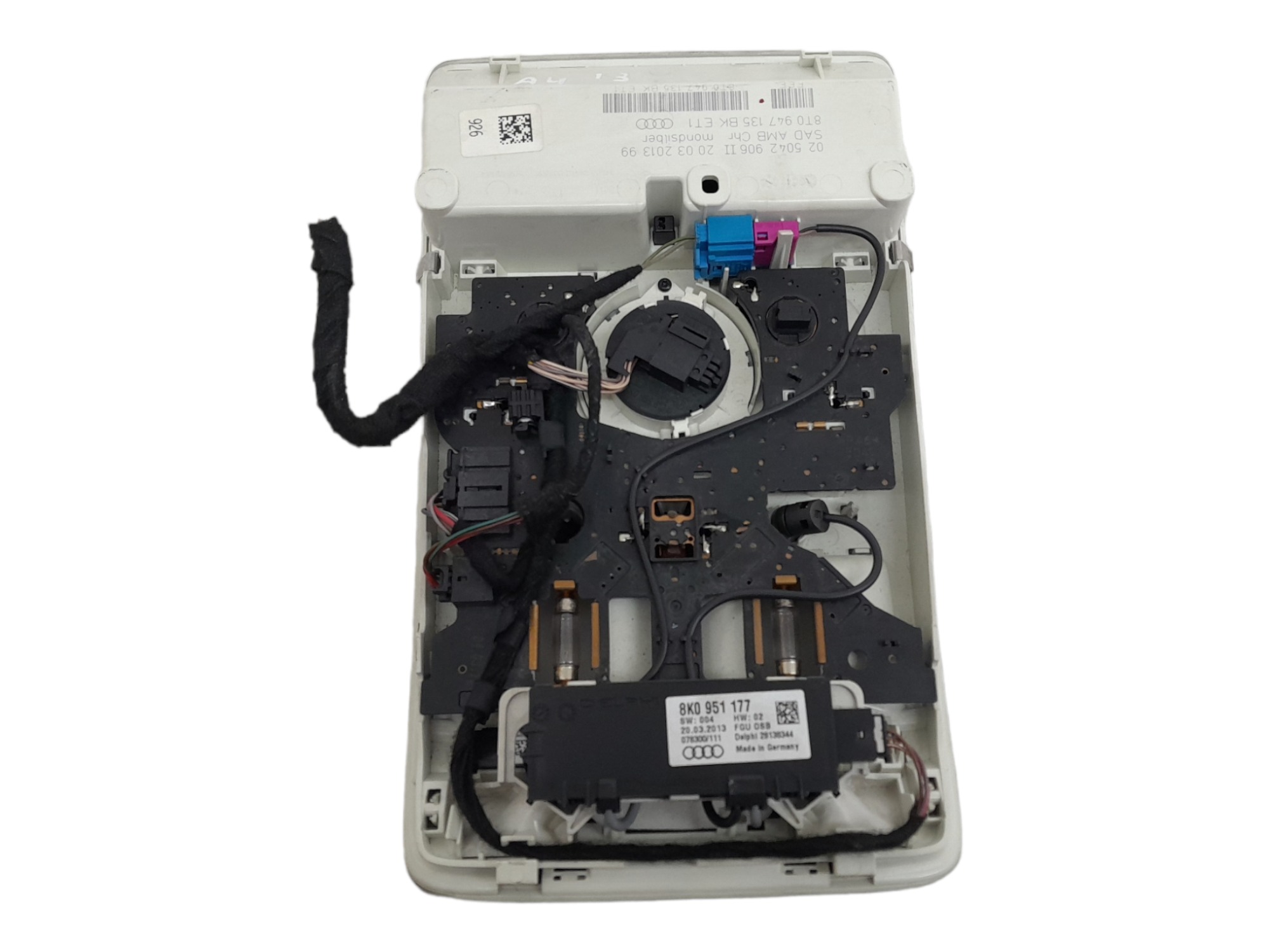 Luz Teto Porta Oculos Audi Audi A4 Sedan Tfsi 2013 7
