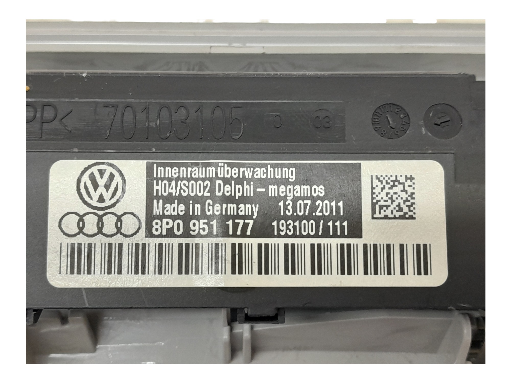 Luz Teto Audi A3 Sportback 2012 8