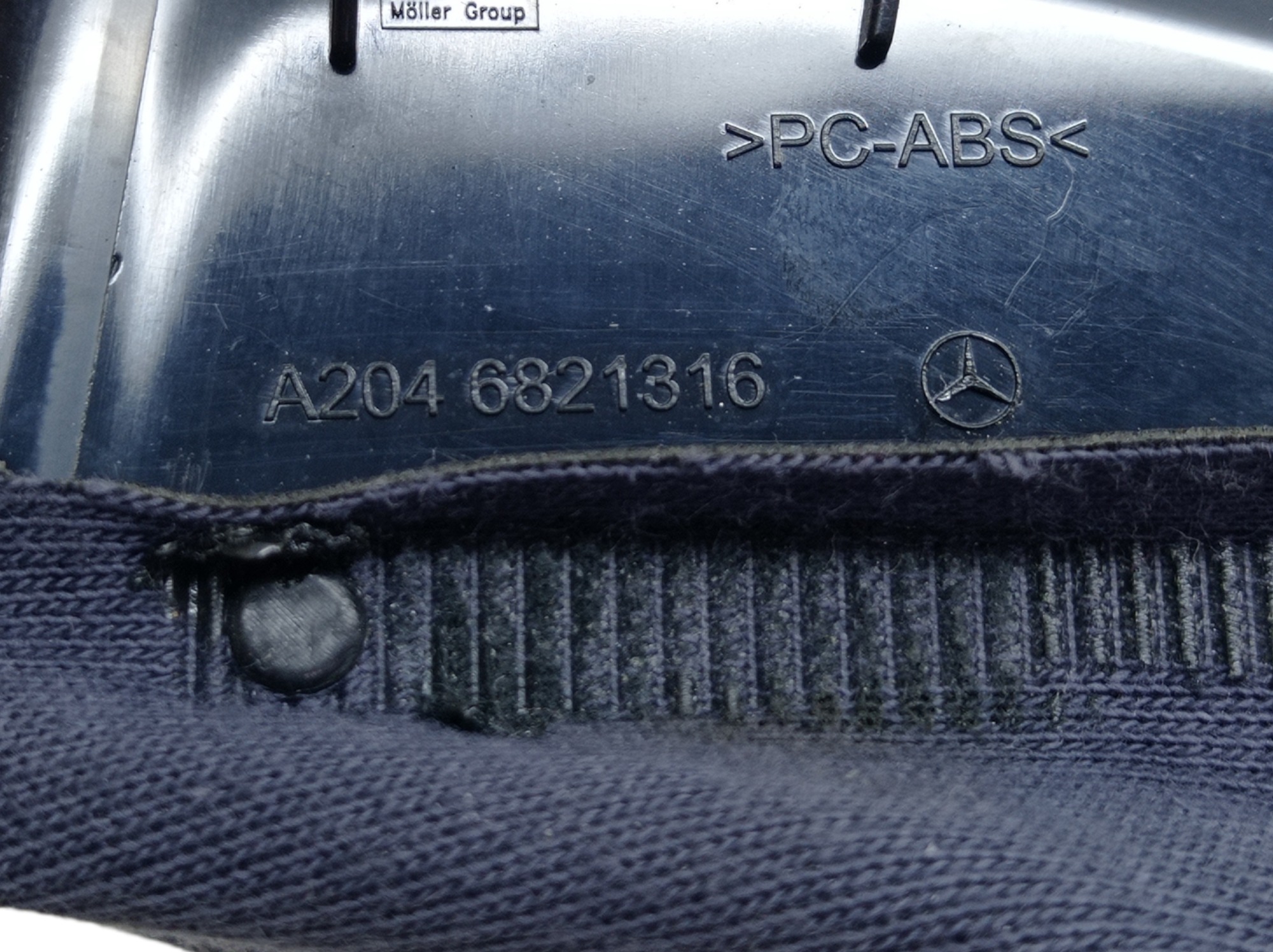 Coifa Acabamento Coluna Direçao Mercedes C180 Cgi 2012  Preto 5