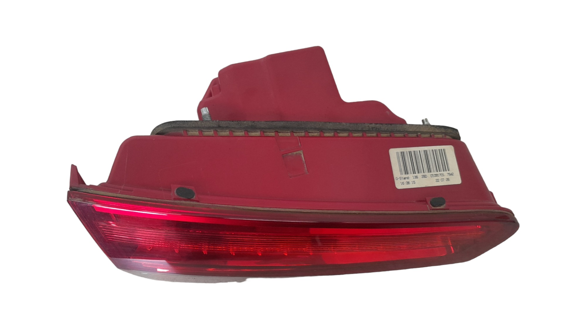 Lanterna Esquerda Tampa Traseira Audi A4 1.8 Gas Aut 2016 Esquerdo Vermelho 2