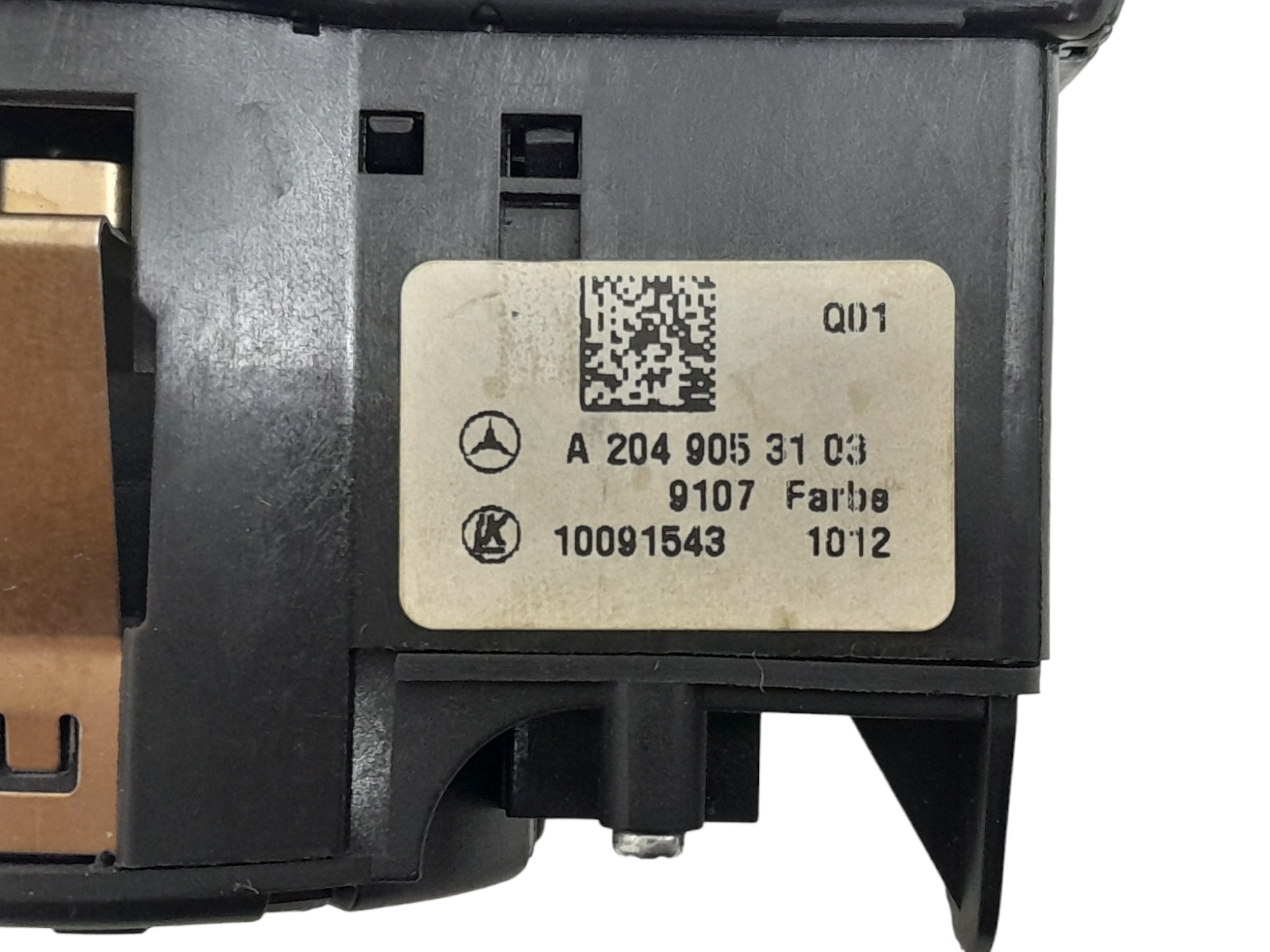 Botao Chave Luz Farol Mercedes C180 Cgi 2012 6