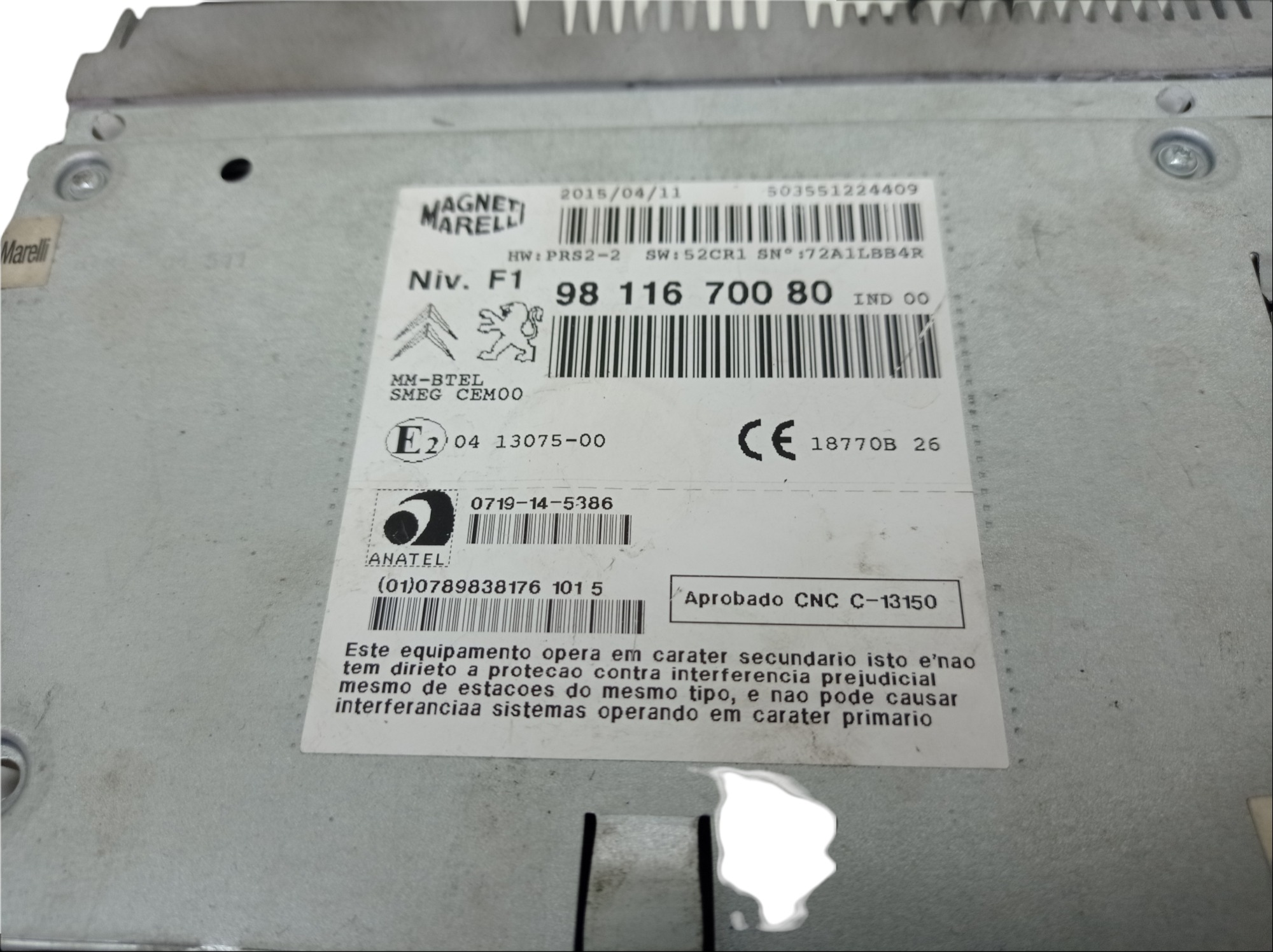 Multimidia Peugeot 2008 2016 8