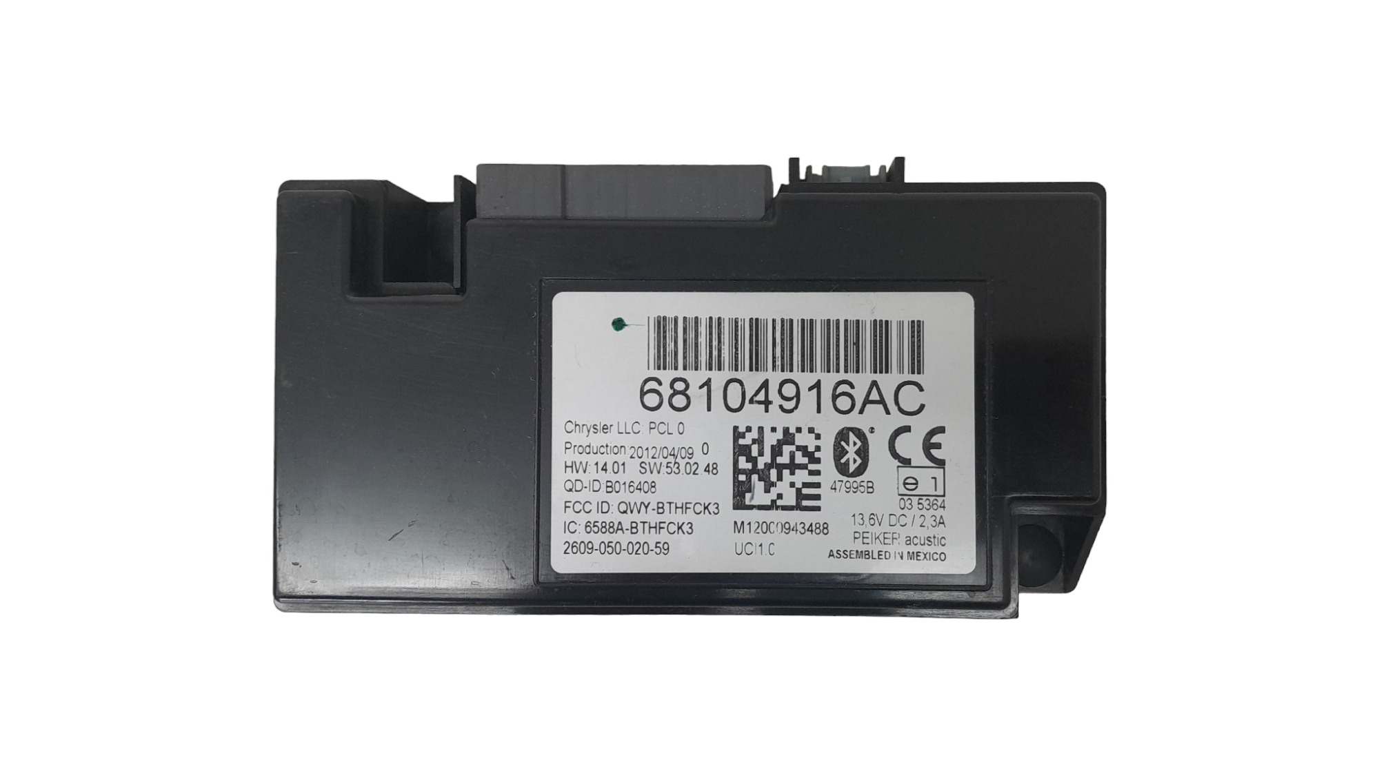 Modulo Bluetooth Jeep Cherokee Sport 2012 1