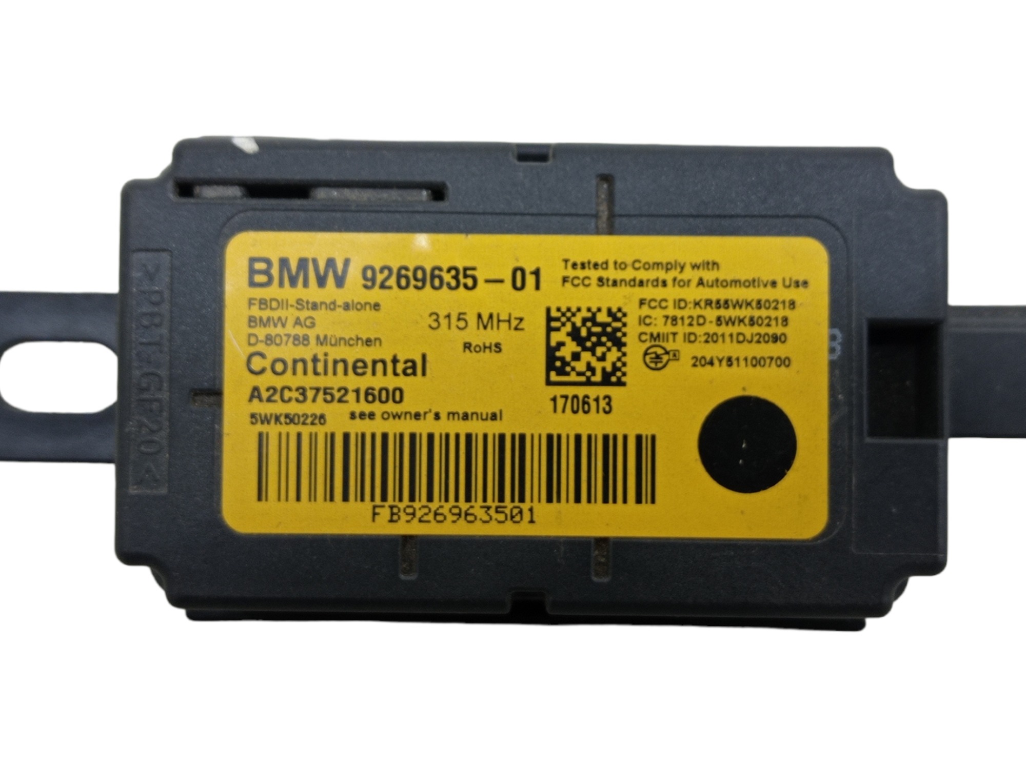 Modulo Alarme Bmw 320i 2014 5