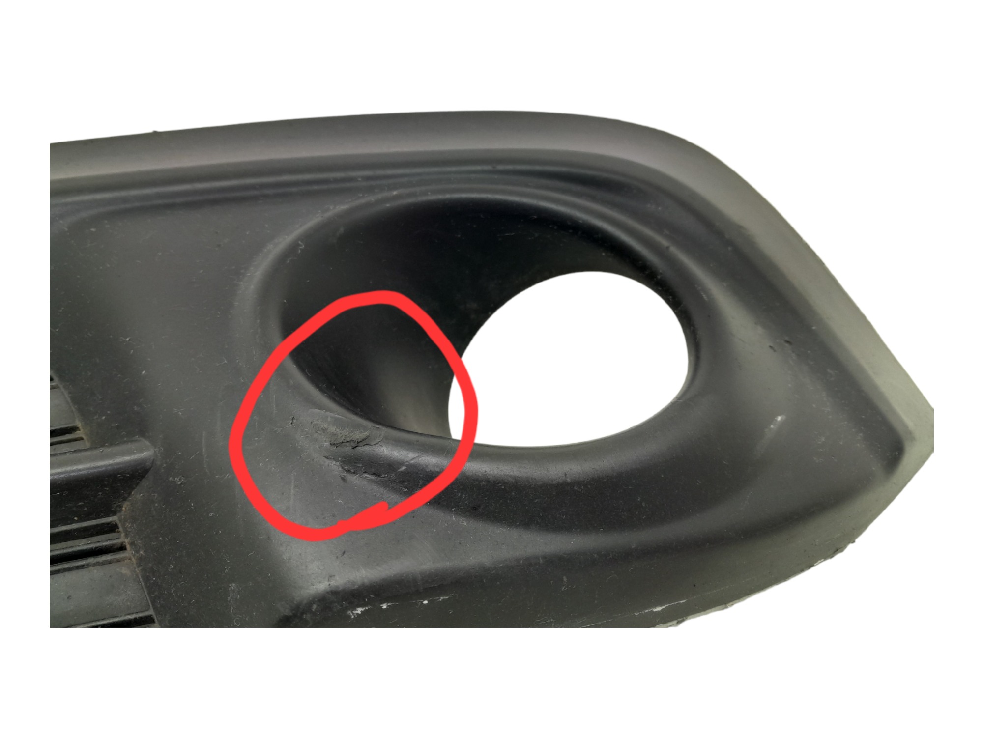 Moldura Farol De Milha Esquerdo Honda Civic G10 2017  Preta Esquerdo 4