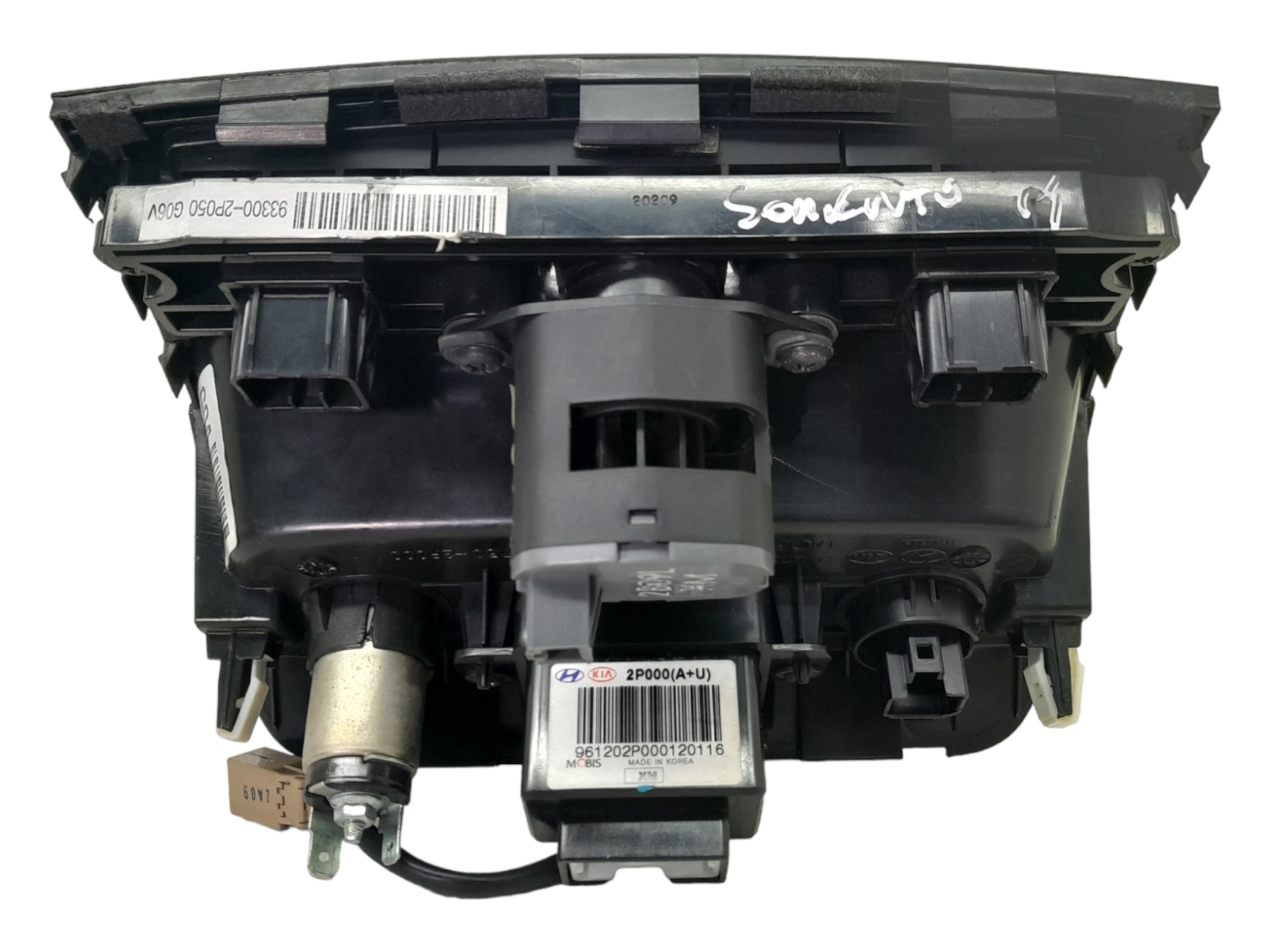 Moldura Acendedor Entrada Usb Kia Sorento 2013 Preto 3