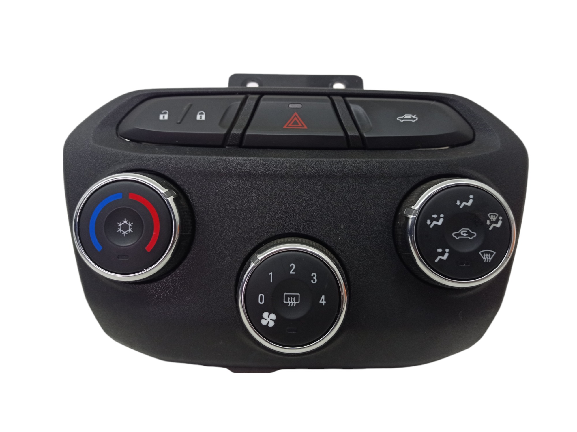 Controle De Ar Com Pisca Chevrolet Prisma Onix 2017  – Preto