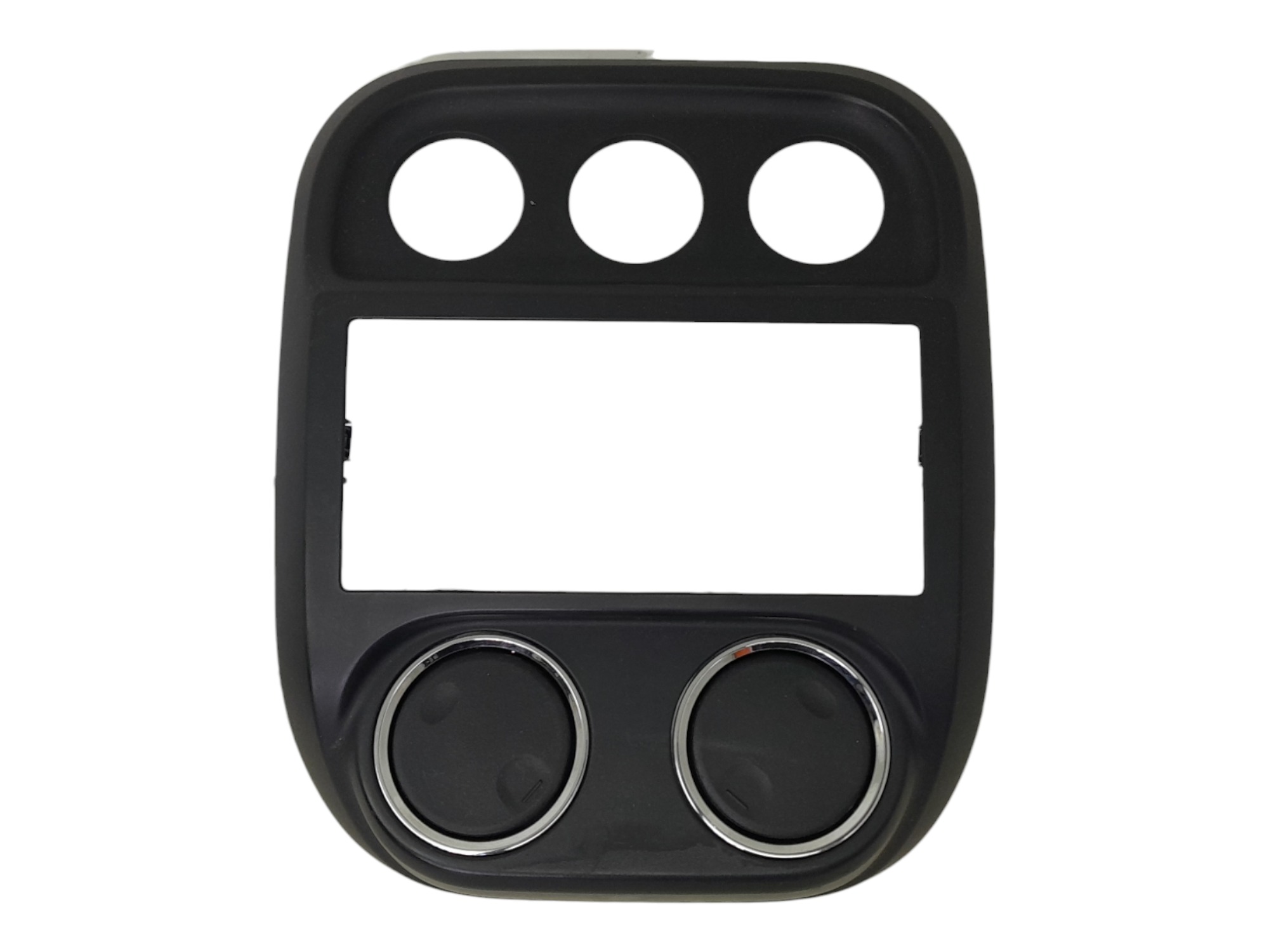 Acabamemto Moldura Painel Central Jeep Compass Sport 2014 Preto