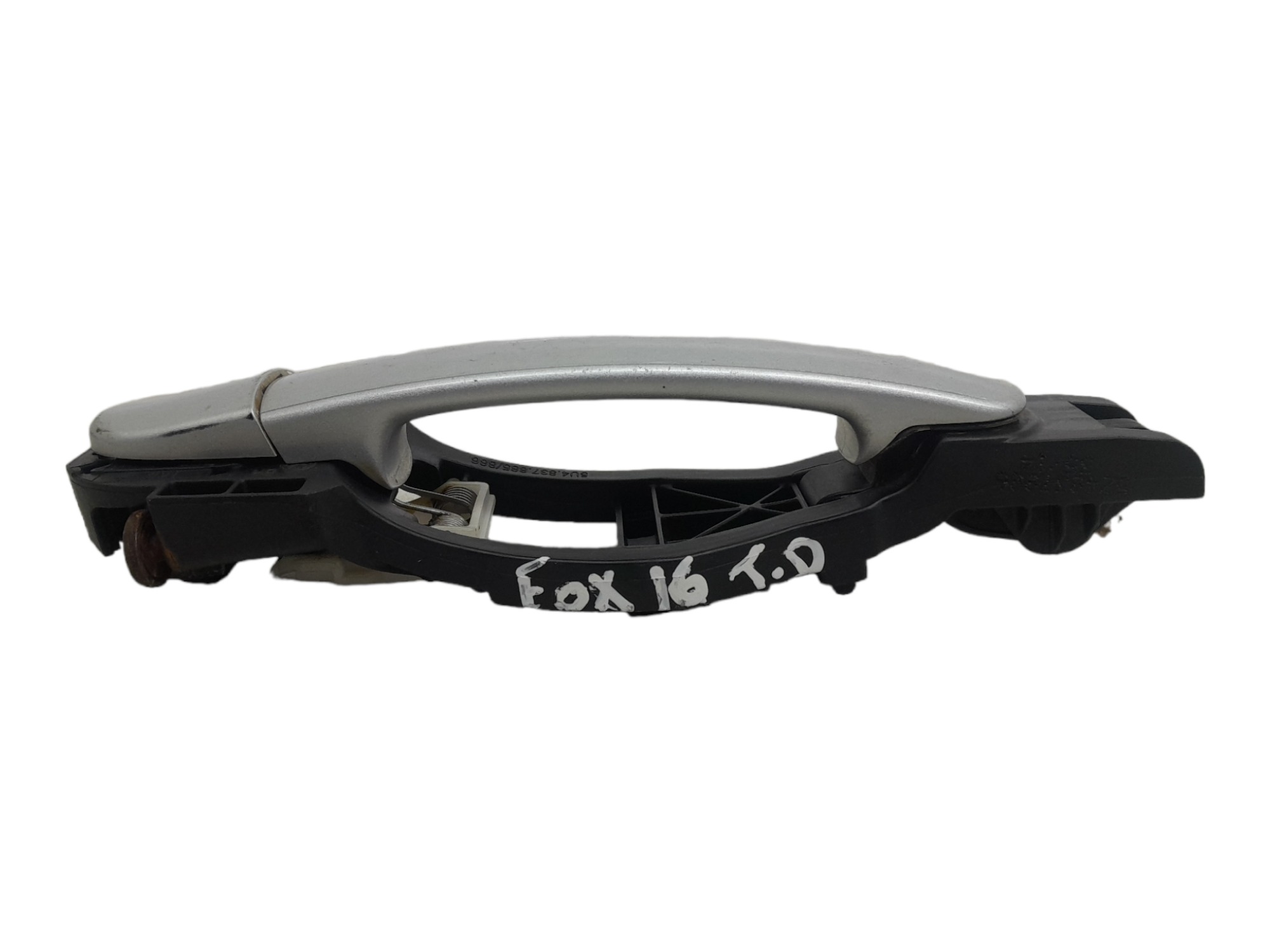 Macaneta Externa Traseira Direita Volkswagen Fox Msi 2016 – Prata – Traseira 2