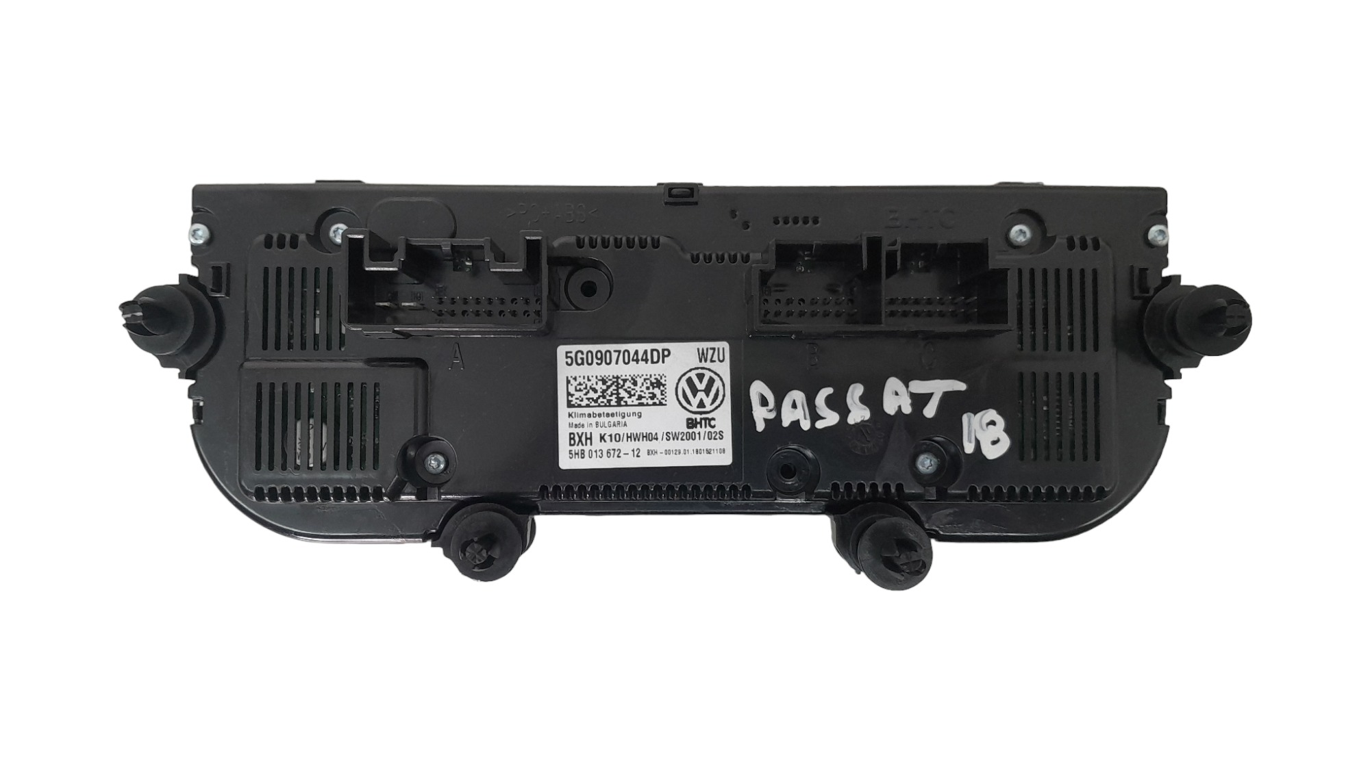Botao Controle Ar Condicionado Volkswagen Passat 2.0 2018 Preto 2
