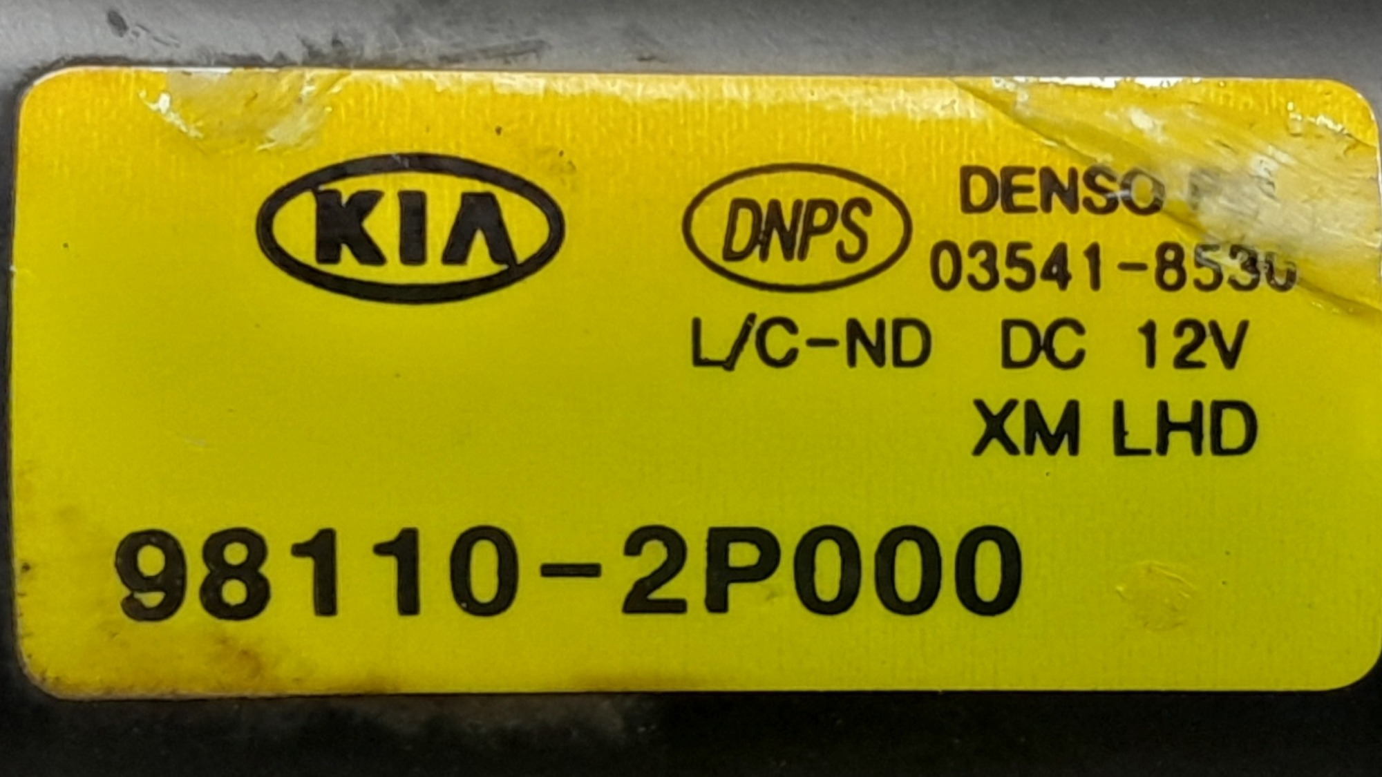 Maquina Limpador Parabrisa Kia Sorento 2.4 16v Gas Aut 2011 5