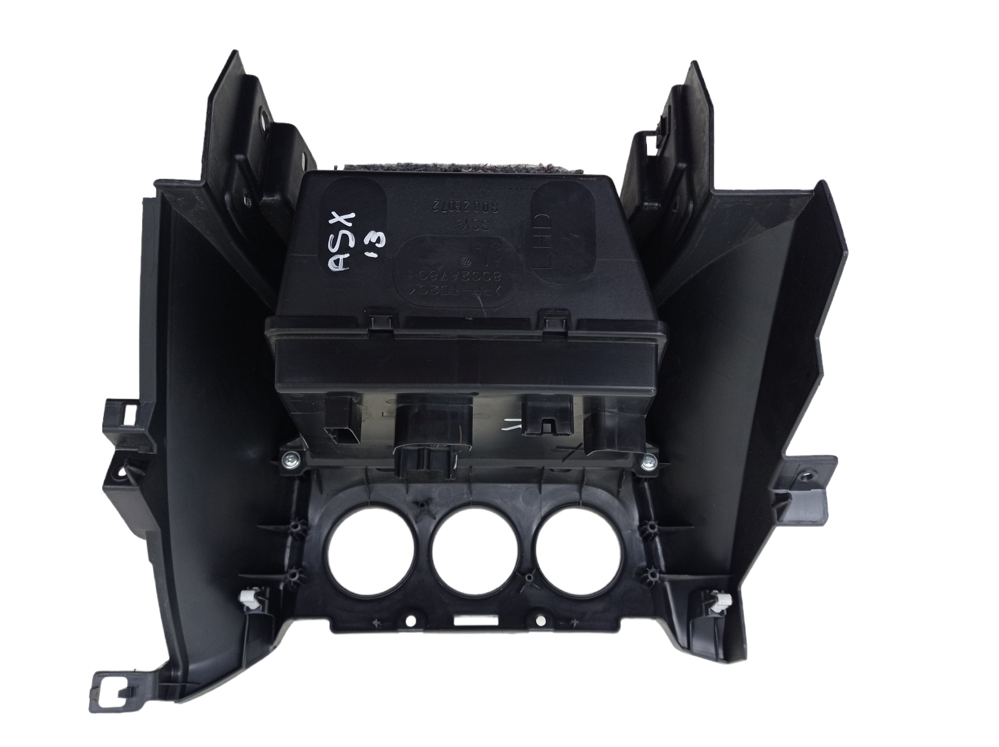 Moldura Controle Ar Mitsubishi Asx 2.0 2014 Preta Asx 4