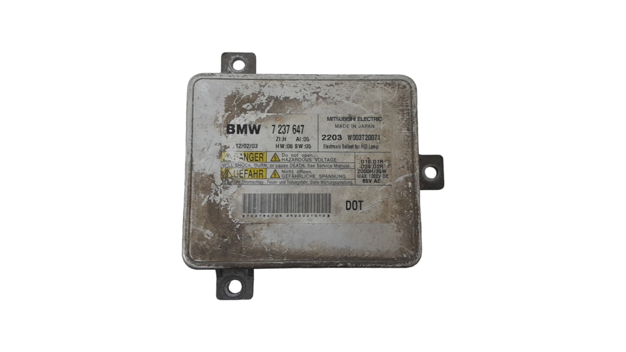Modulo Reator Xenon Farol Esquerdo Bmw X1 2.0 Gas Aut 2013 2