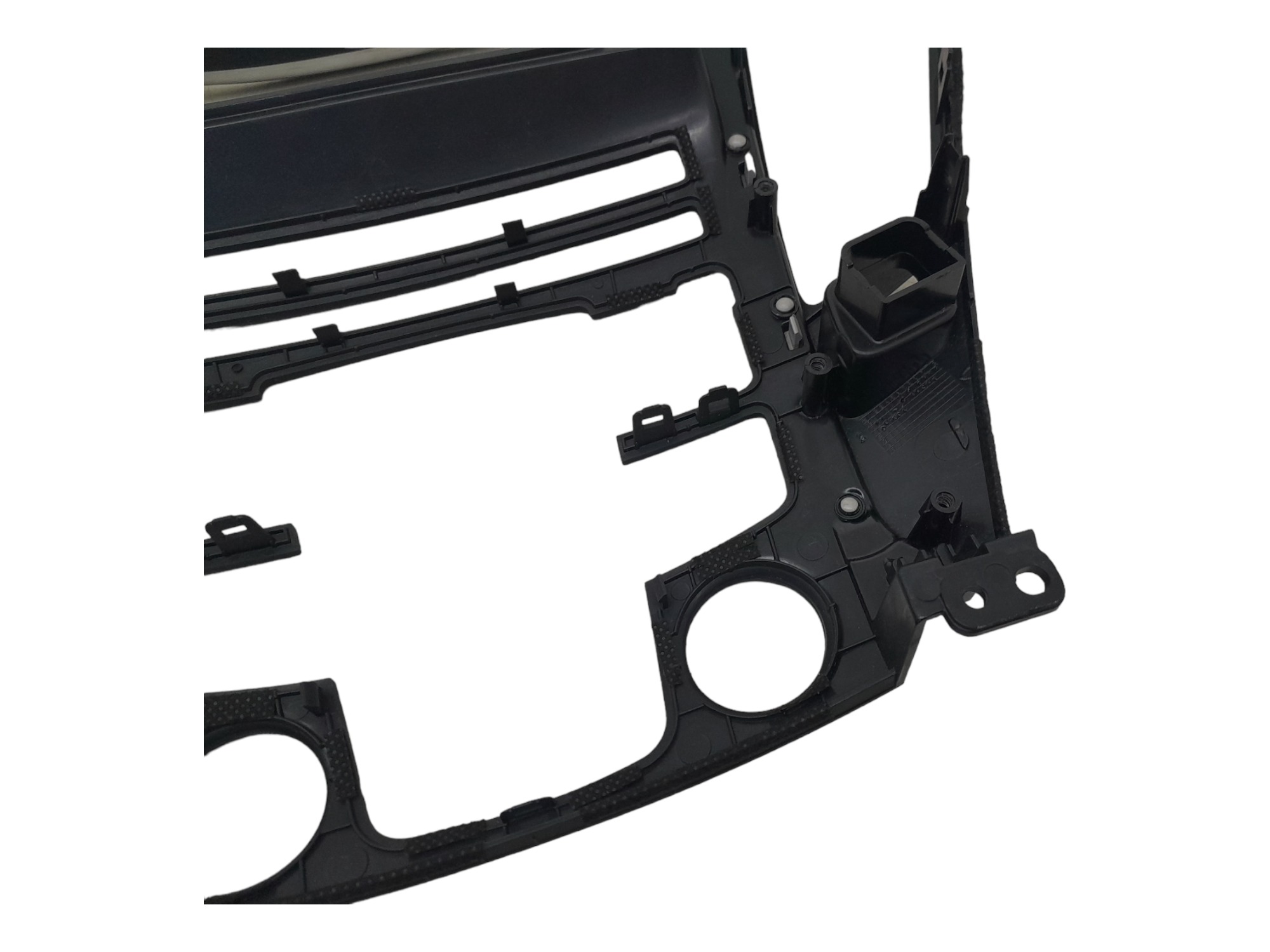 Moldura Central Painel Hyundai Sonata 2011 Preto 8