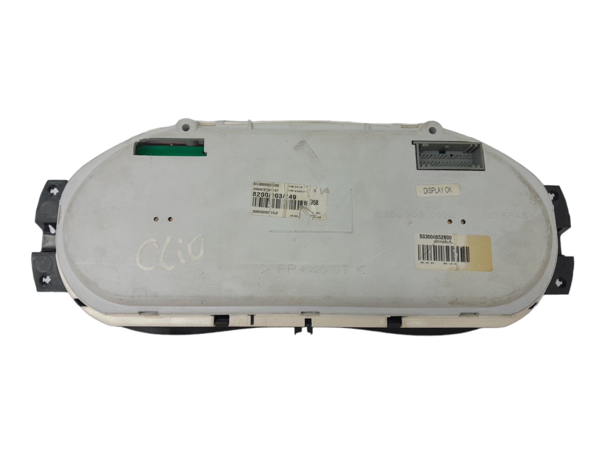 Painel De Instrumento Renault Clio 2008  Preto 3