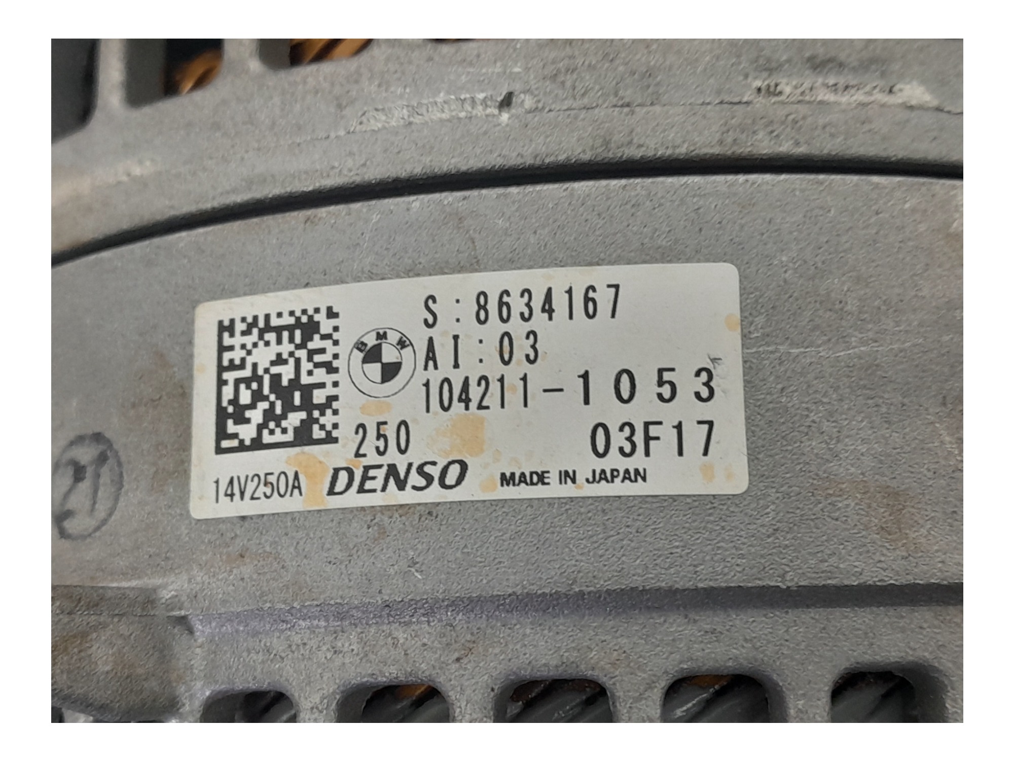 Alternador Bmw X4 3.0 6cc Turbo Aut Gasolina 2023 8