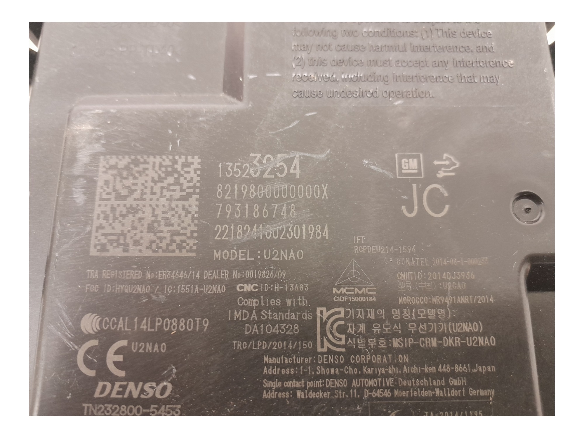 Modulo Keyless Porta Mala Chevrolet Equinox 2.0 16v 2018 8