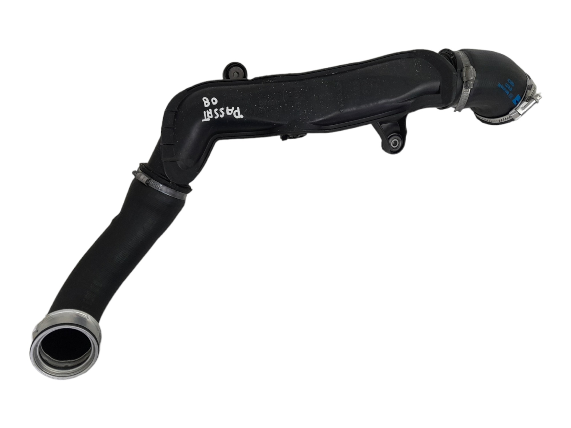 Mangueira Intercooler Turbina Volkswagen Passat Tsi 2.0 2008 Preto 1
