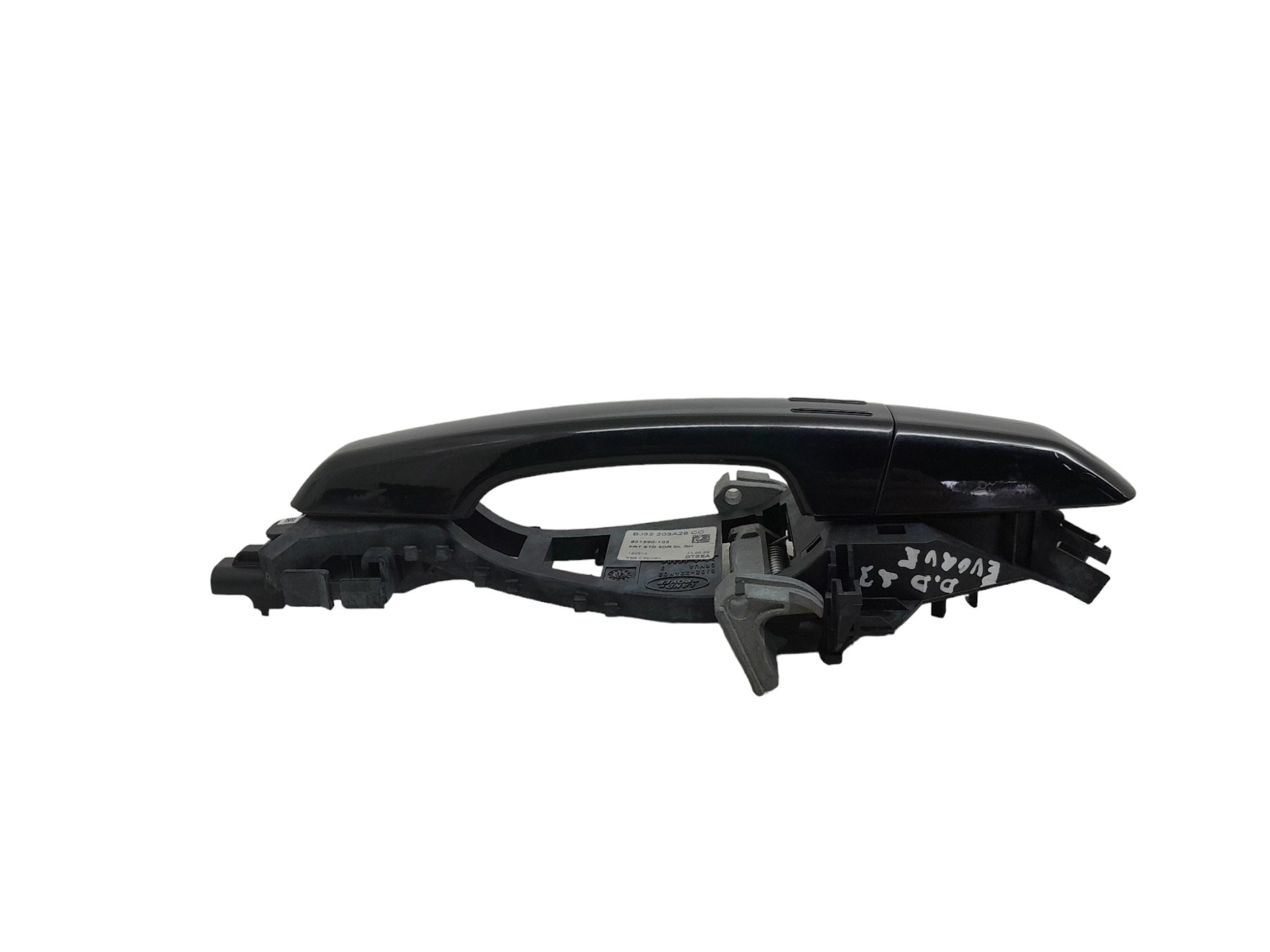 Maçaneta Ext Porta Dianteira Direita Land Rover Evoque 2013 Preto 3