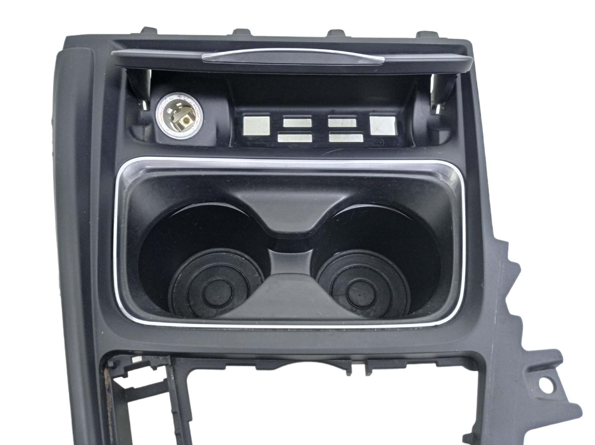 Moldura Central Console Porta Copos Bmw 320i 2013  Preto 3