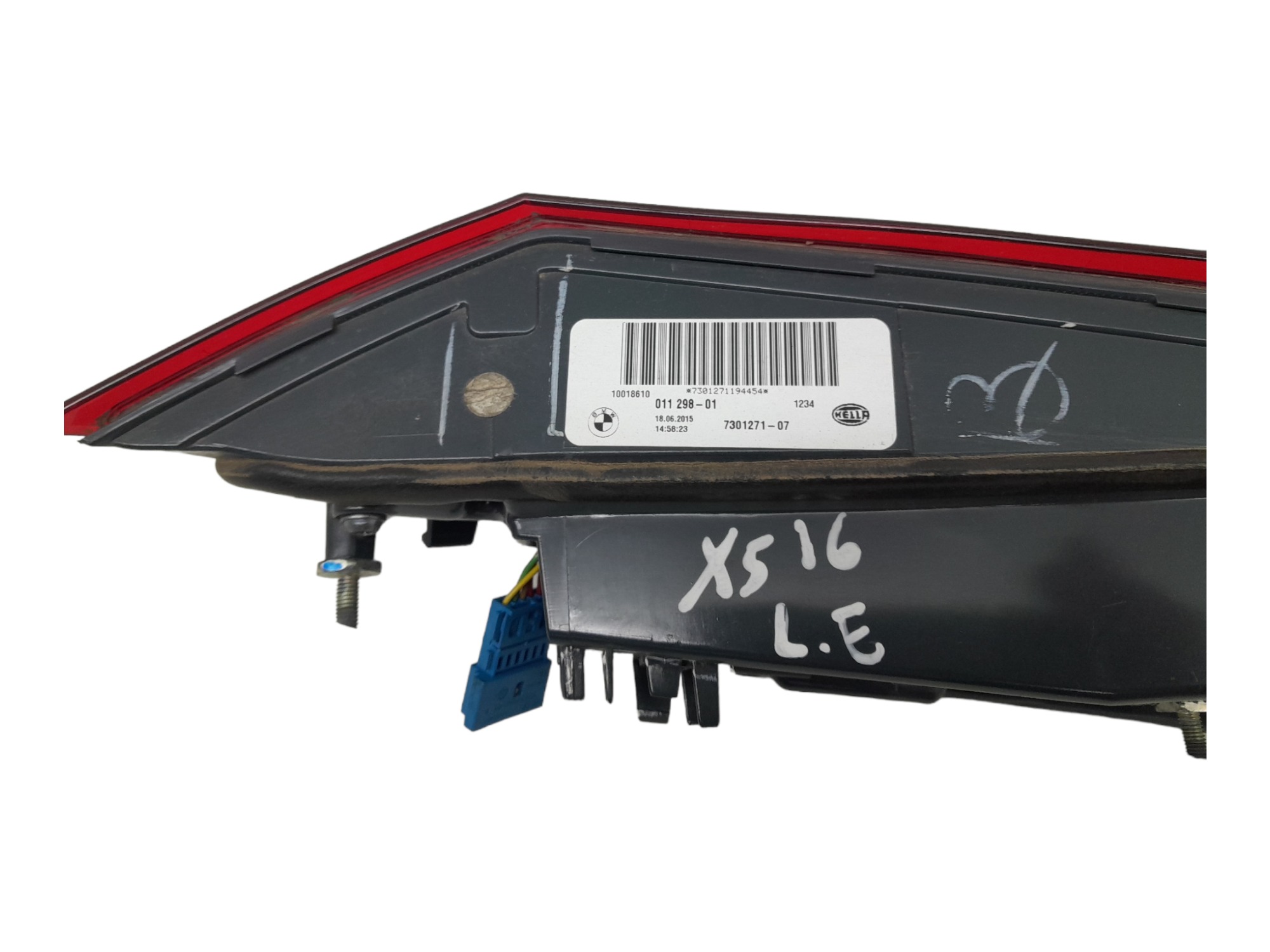 Lanterna Led Tampa Traseira Esquerda Bmw X5 2016  Esquerdo Vermelho 5