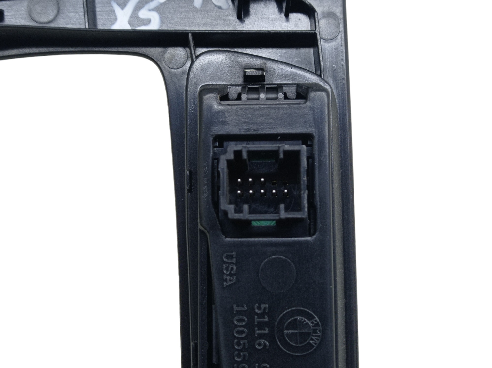 Moldura Console Com Botao Idrive Multimidia Bmw X5 2016 8