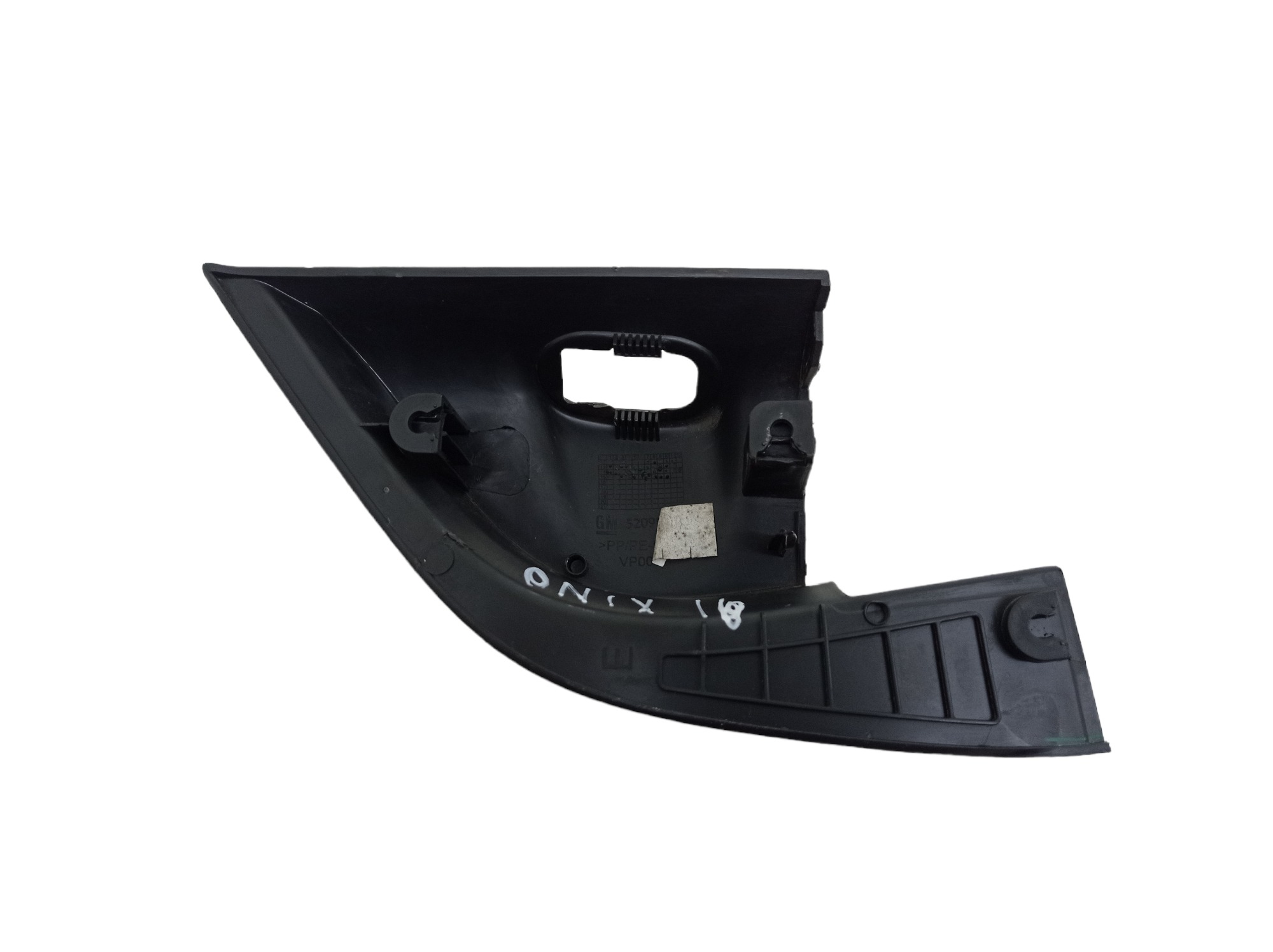 Acabamento Retrovisor Esquerdo Chevrolet Prisma Onix 2017 – Preto 4