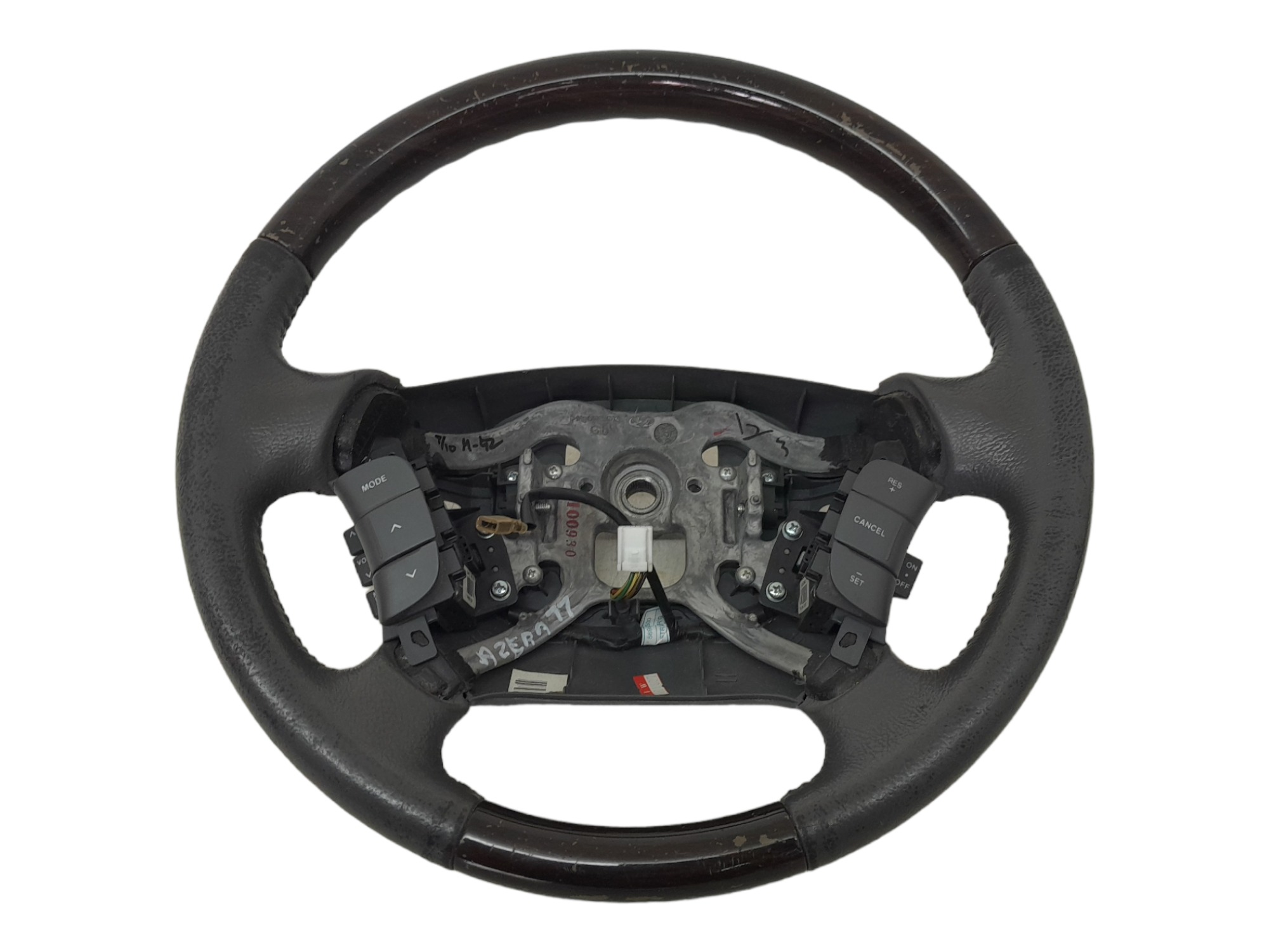 Volante Com Controle De Som Hyundai Azera 2011  Cinza