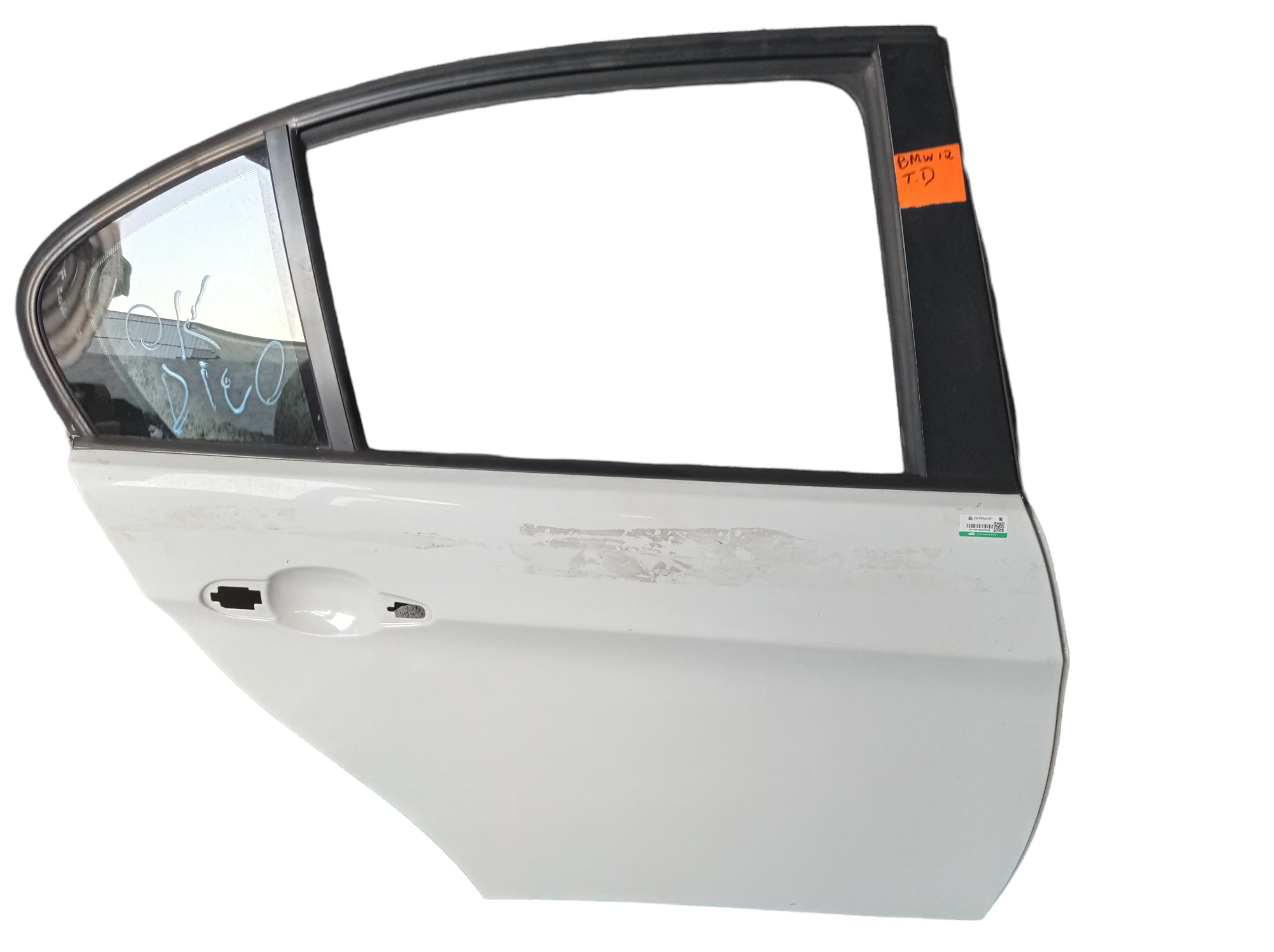 Porta Traseira Direita Bmw 318i 2012 Traseira Direita Branco