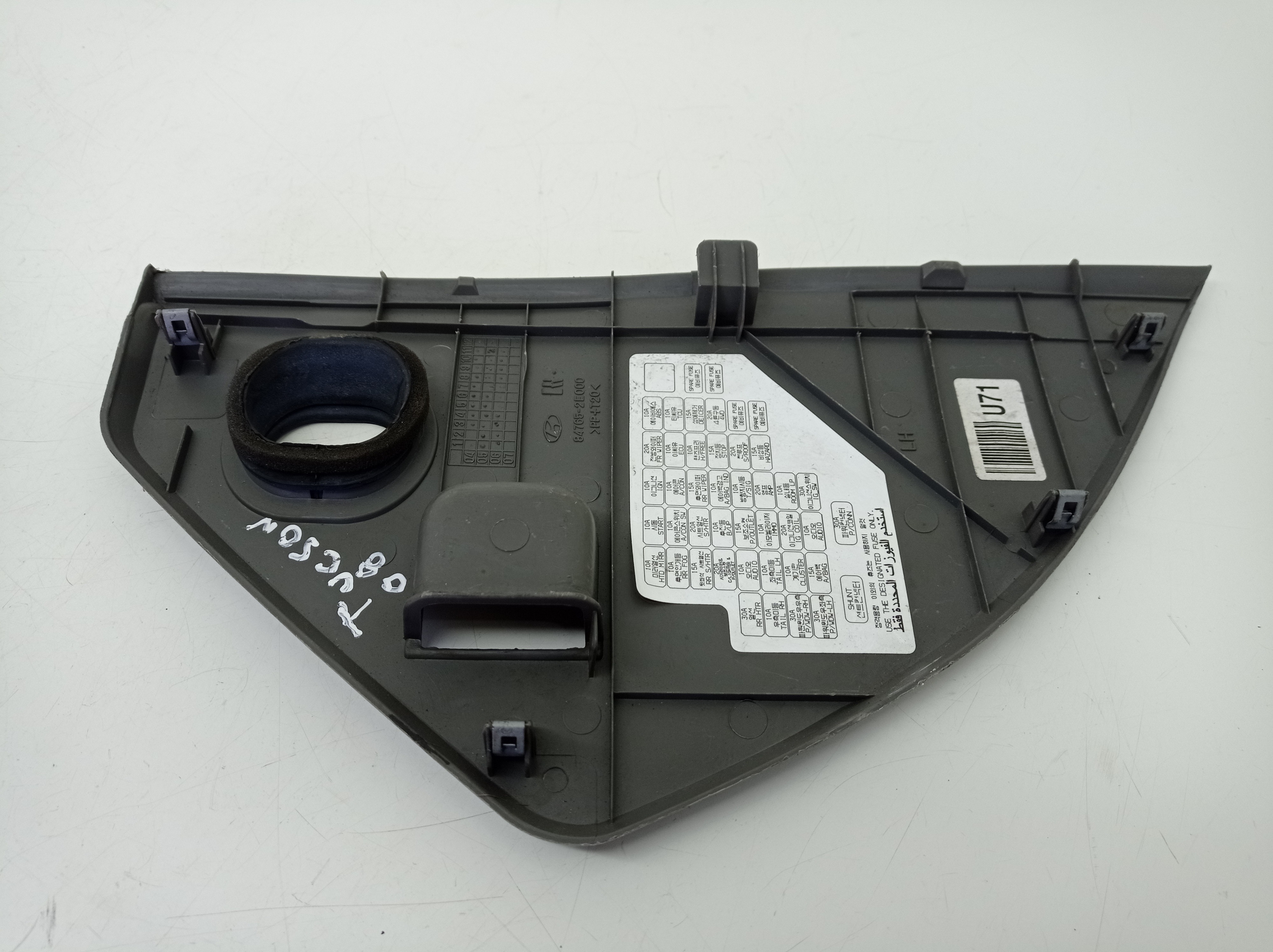 Acabamento Esquerdo Painel Hyundai Tucson 2008 4