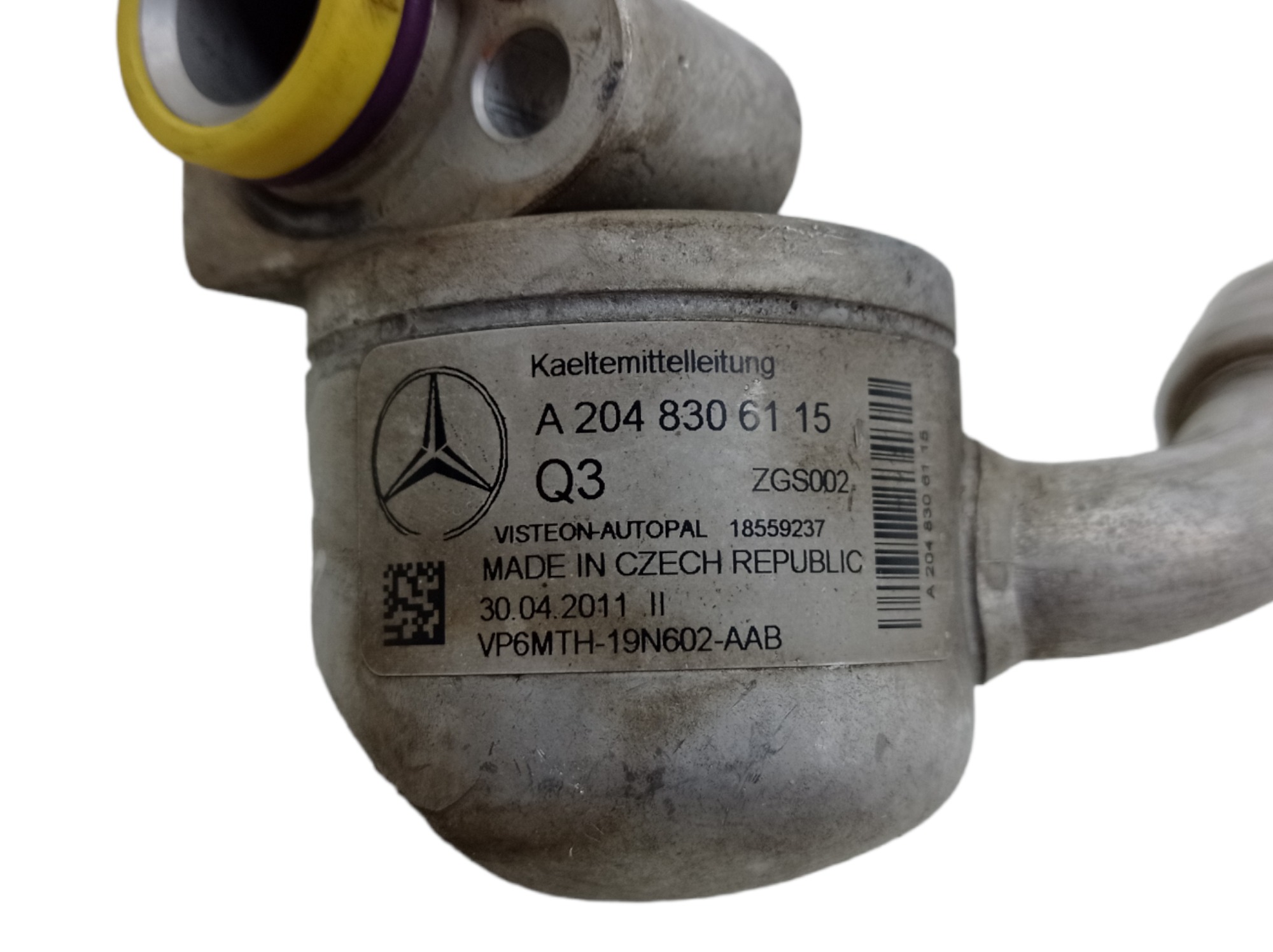 Mangueira Ar Condicionado Mercedes C180 Cgi 1.8 Turbo 2012 8
