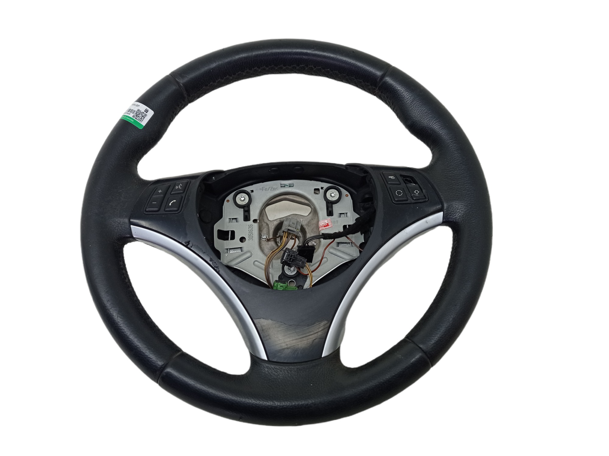 Volante Com Controle De Som Bmw 318i 2012 Preto