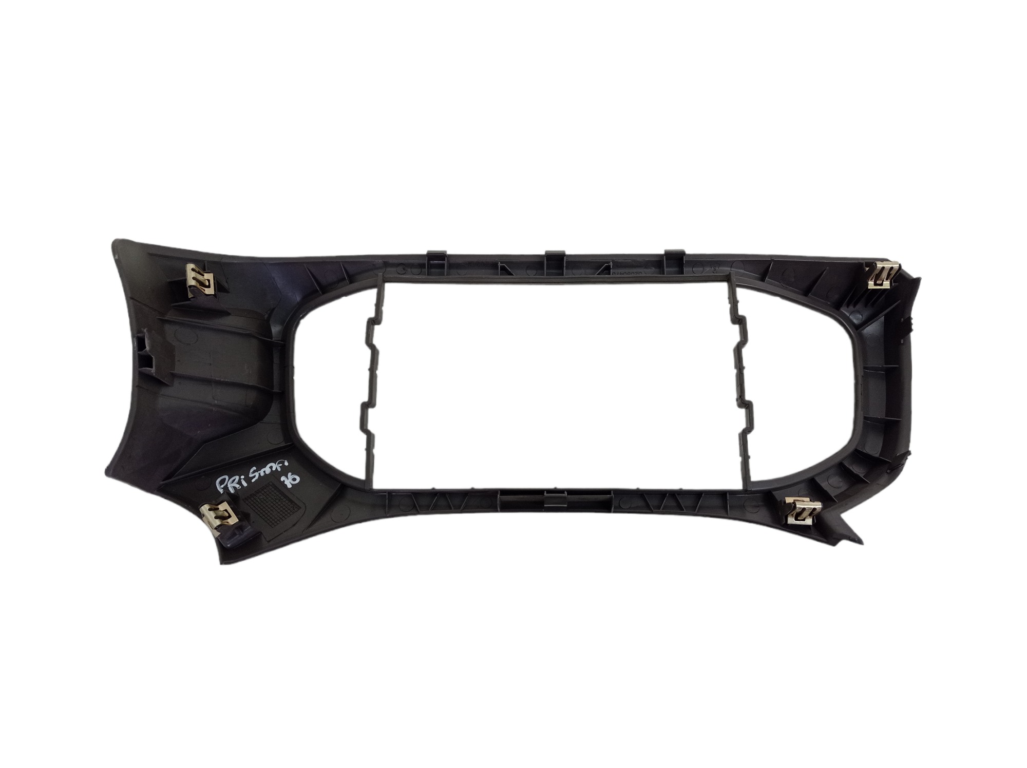 Moldura Central Painel Chevrolet Prisma Onix 2016 Cinza 4